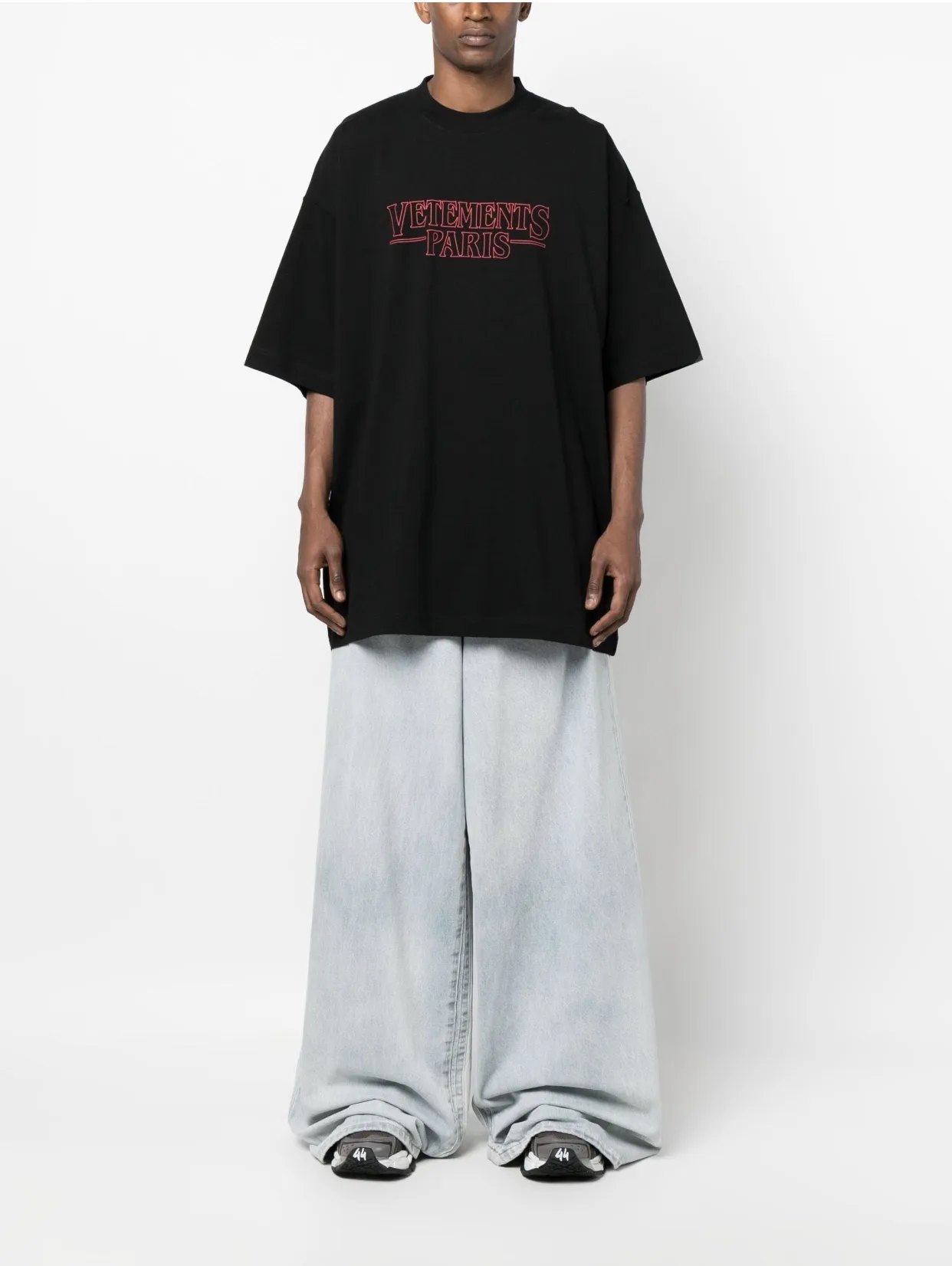 Logo-Print Oversized Cotton-Jersey T-Shirt D14012743 — view 6