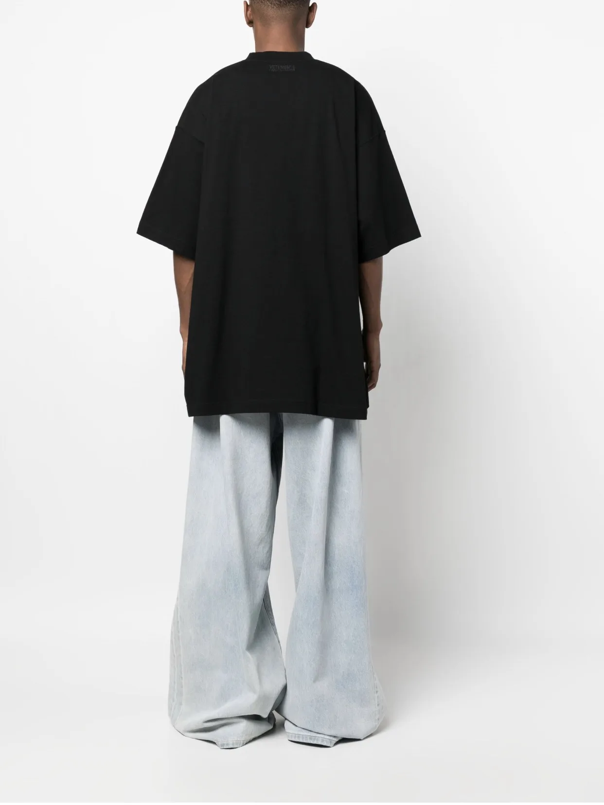 Logo-Print Oversized Cotton-Jersey T-Shirt D14012743 — view 7