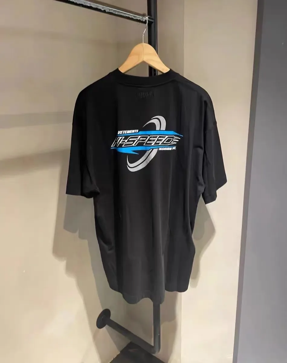 Hi-Speed Logo Print Cotton T-Shirt D14012741 — view 2