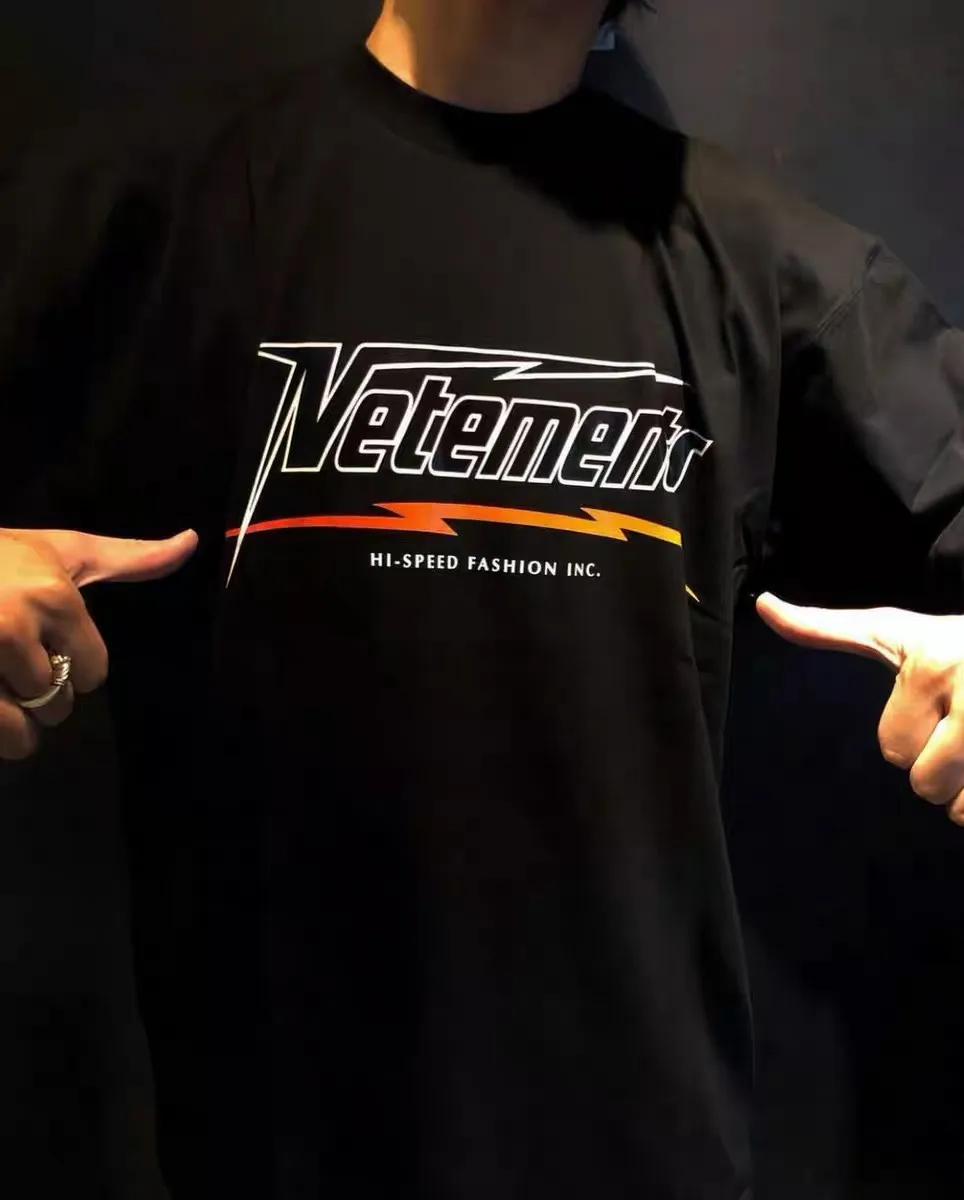 Hi-Speed Logo Print Cotton T-Shirt D14012741 — view 5
