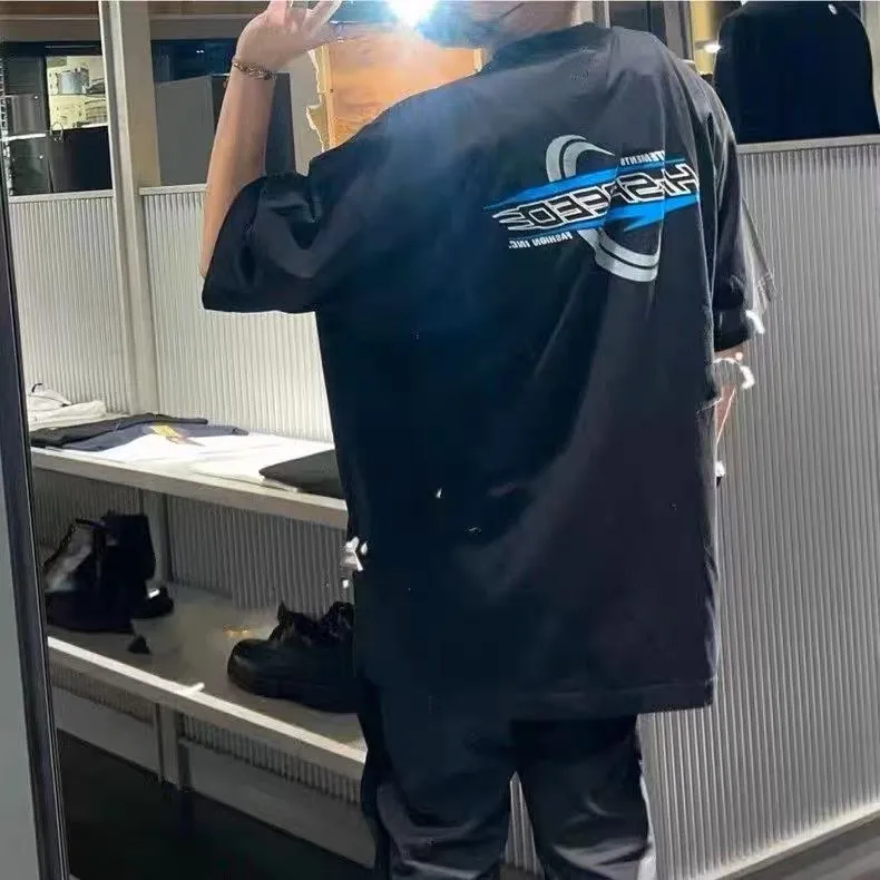 Hi-Speed Logo Print Cotton T-Shirt D14012741 — view 6