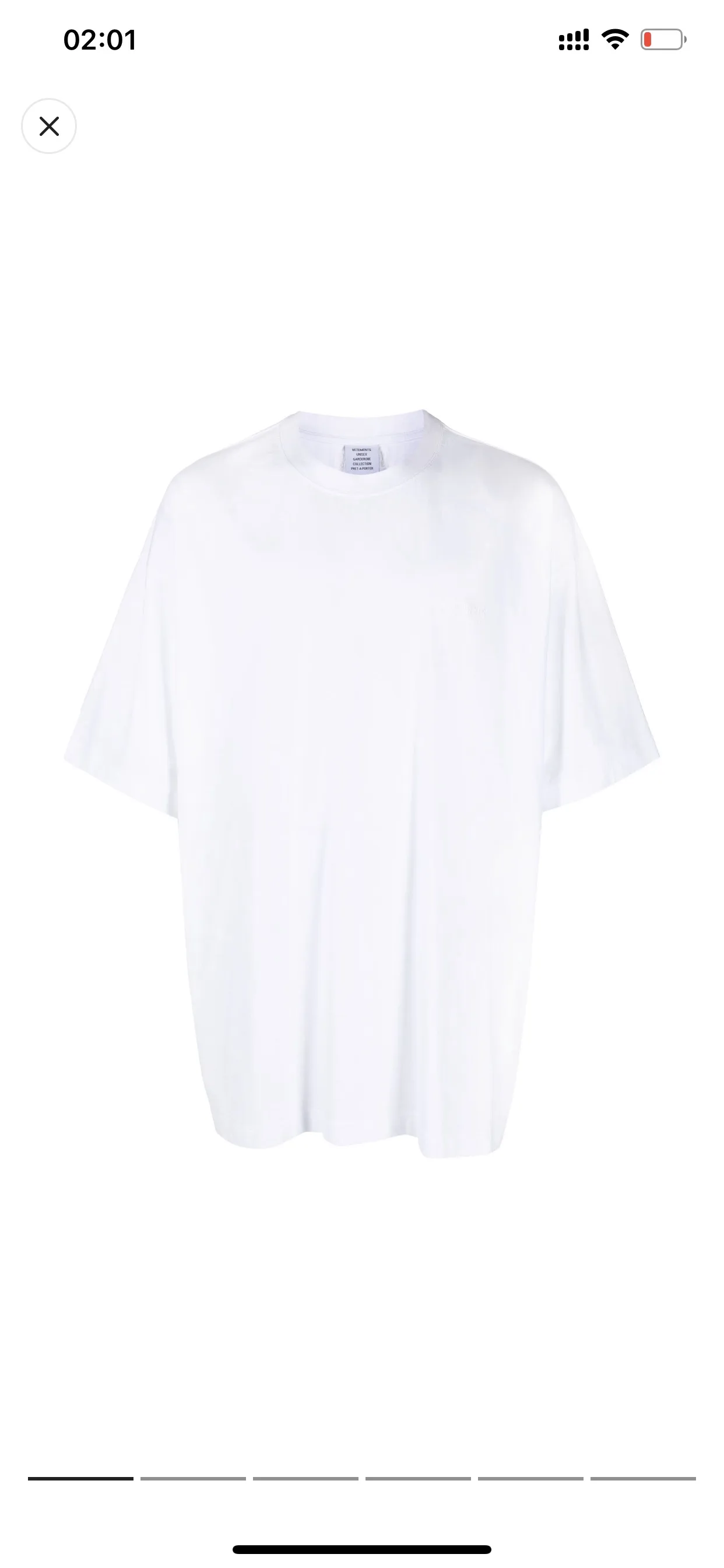 Logo-Embroidered Cotton-Jersey T-Shirt D14012740 — view 4