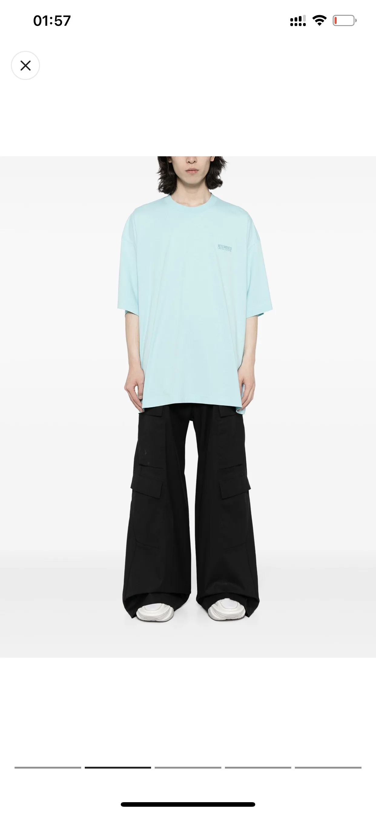 Logo-Embroidered Cotton-Jersey T-Shirt D14012740 — view 7