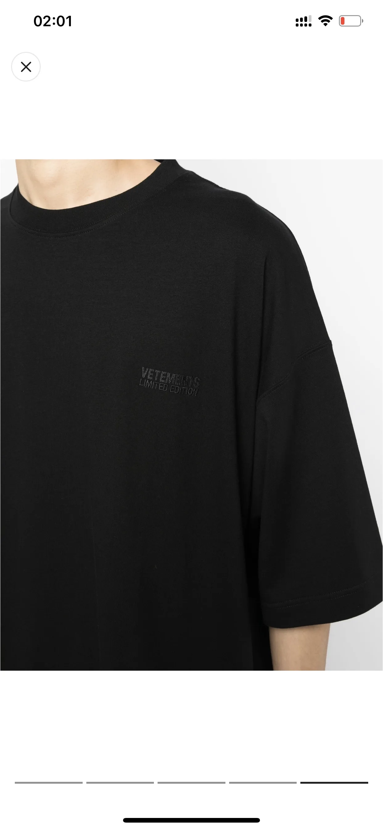 Logo-Embroidered Cotton-Jersey T-Shirt D14012740 — view 9