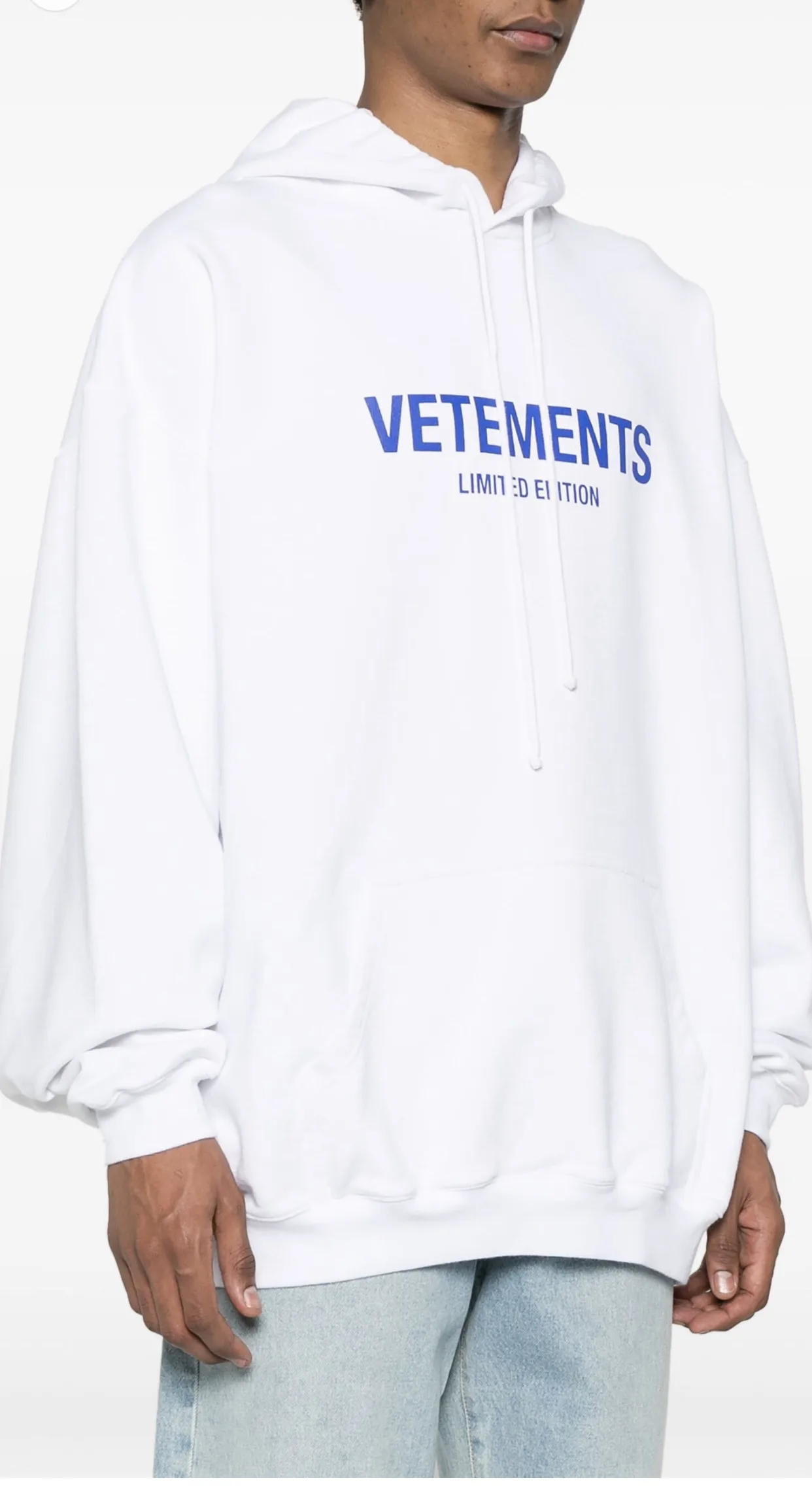 Logo Print Oversized Cotton-Blend Hoodie D21812769 — view 2