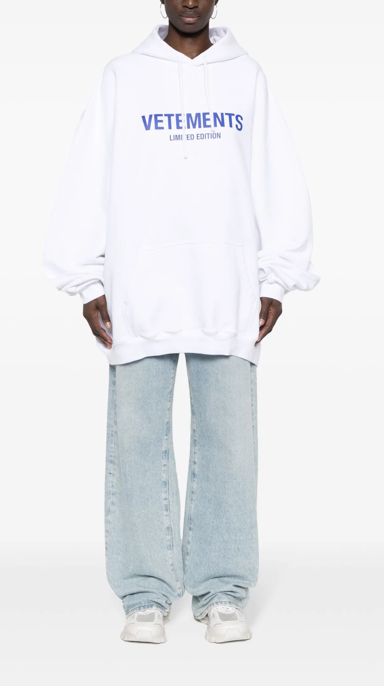 Logo Print Oversized Cotton-Blend Hoodie D21812769 — view 7