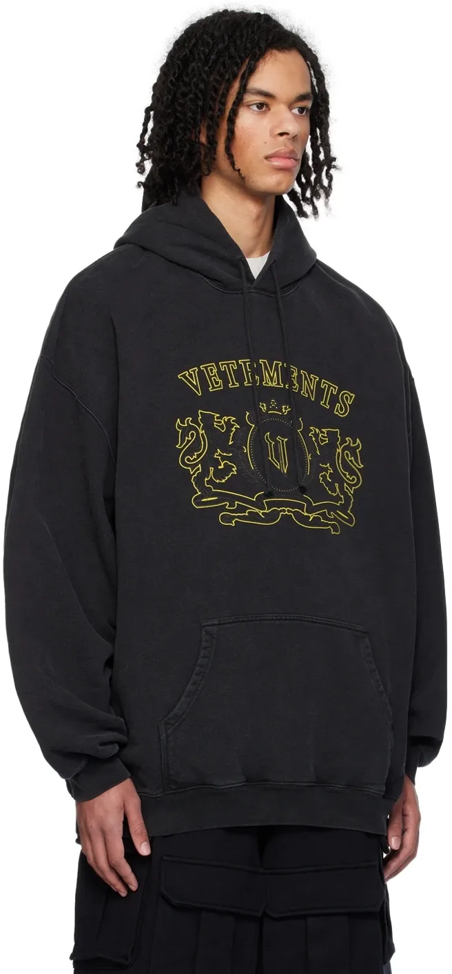 Logo-Embroidered Washed Cotton-Jersey Hoodie D22512768 — view 2