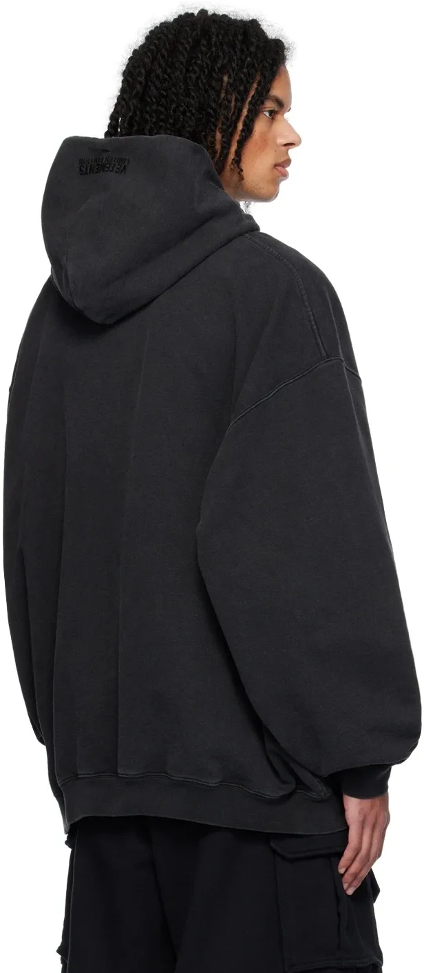 Logo-Embroidered Washed Cotton-Jersey Hoodie D22512768 — view 3