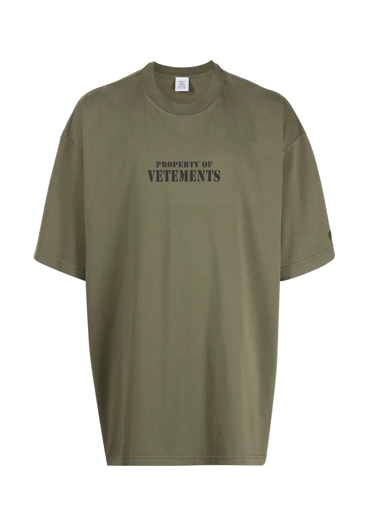 Logo-Print Oversized Cotton-Jersey T-Shirt D14012739