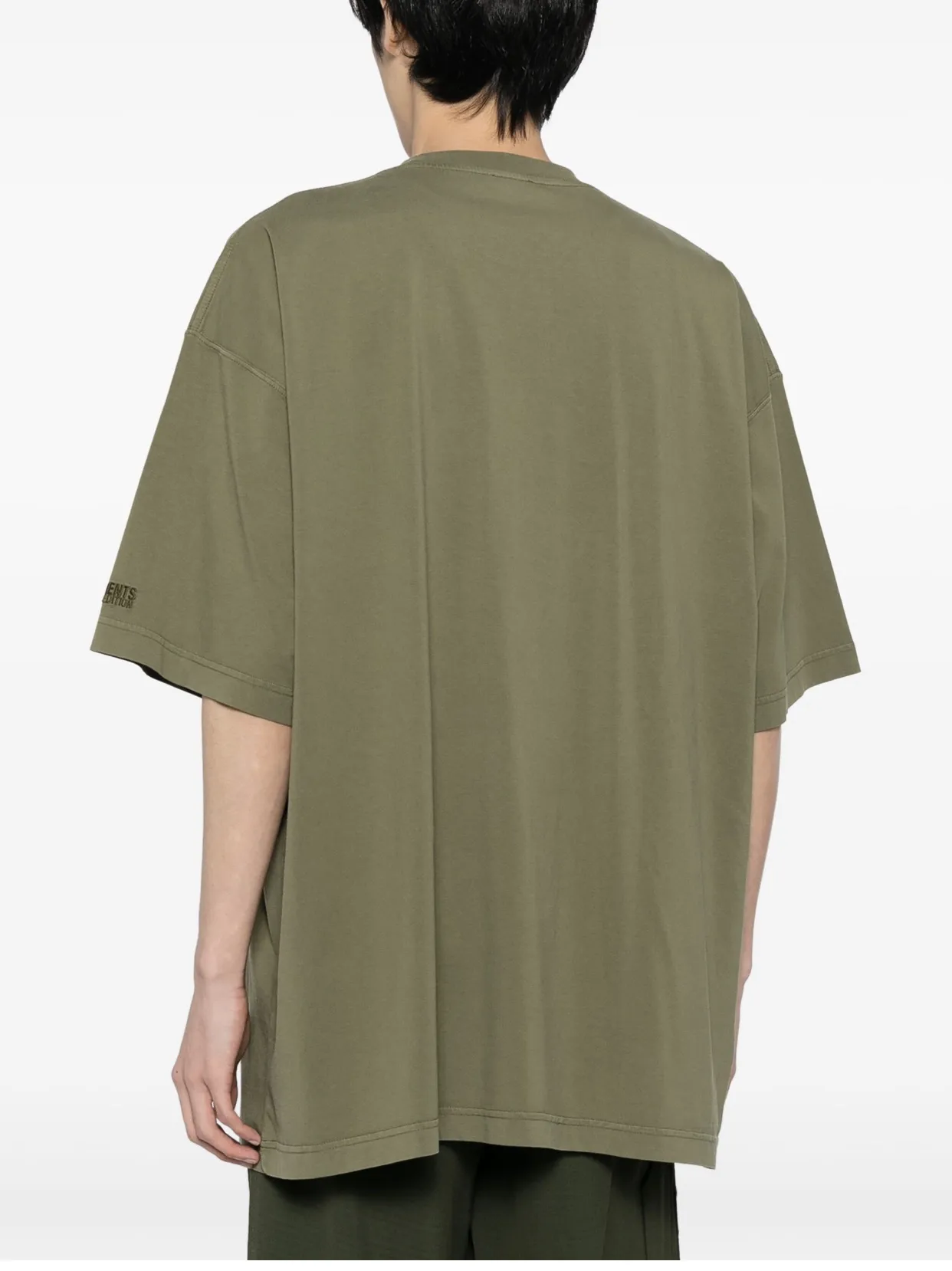 Logo-Print Oversized Cotton-Jersey T-Shirt D14012739 — view 5