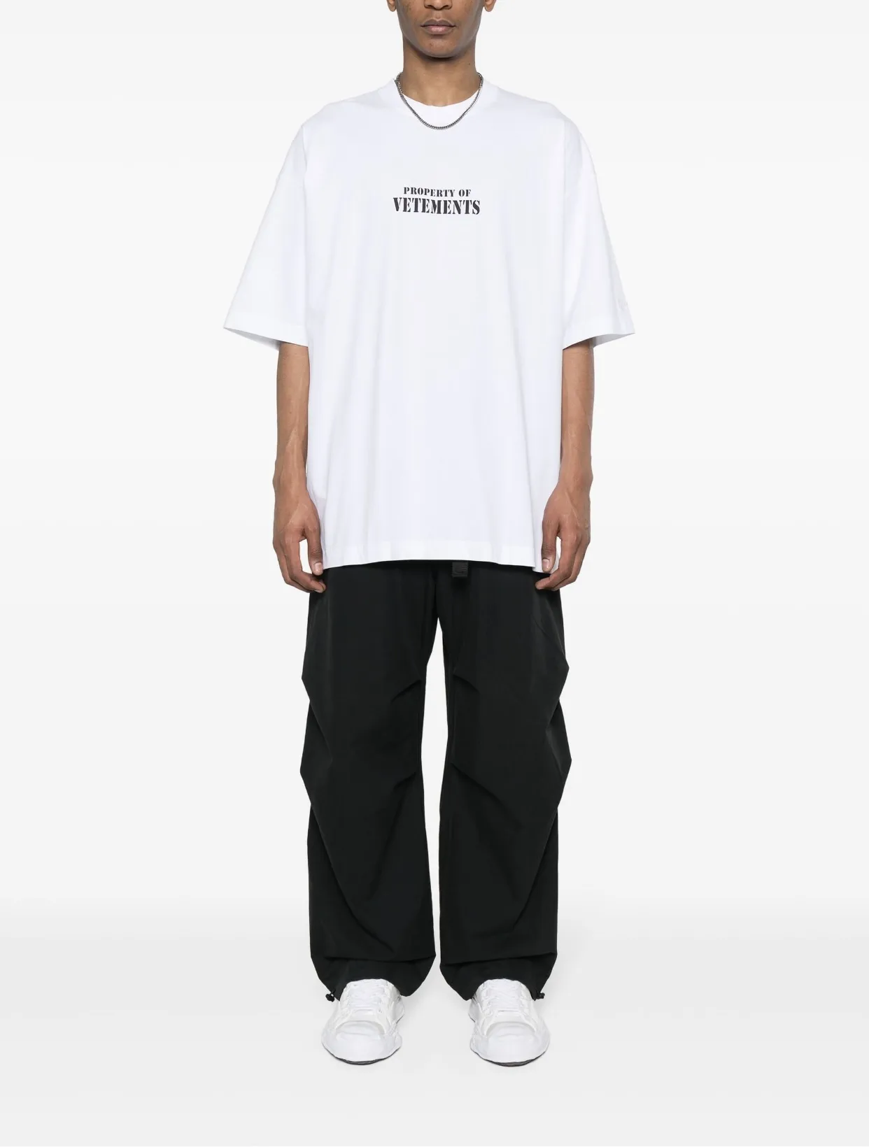Logo-Print Oversized Cotton-Jersey T-Shirt D14012739 — view 10
