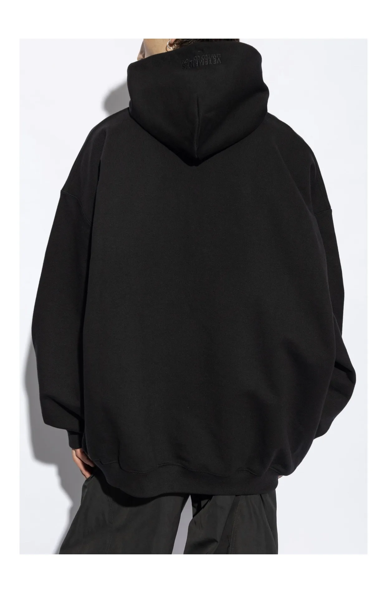 Logo-Embossed Oversized Cotton-Blend Hoodie D21812765 — view 7