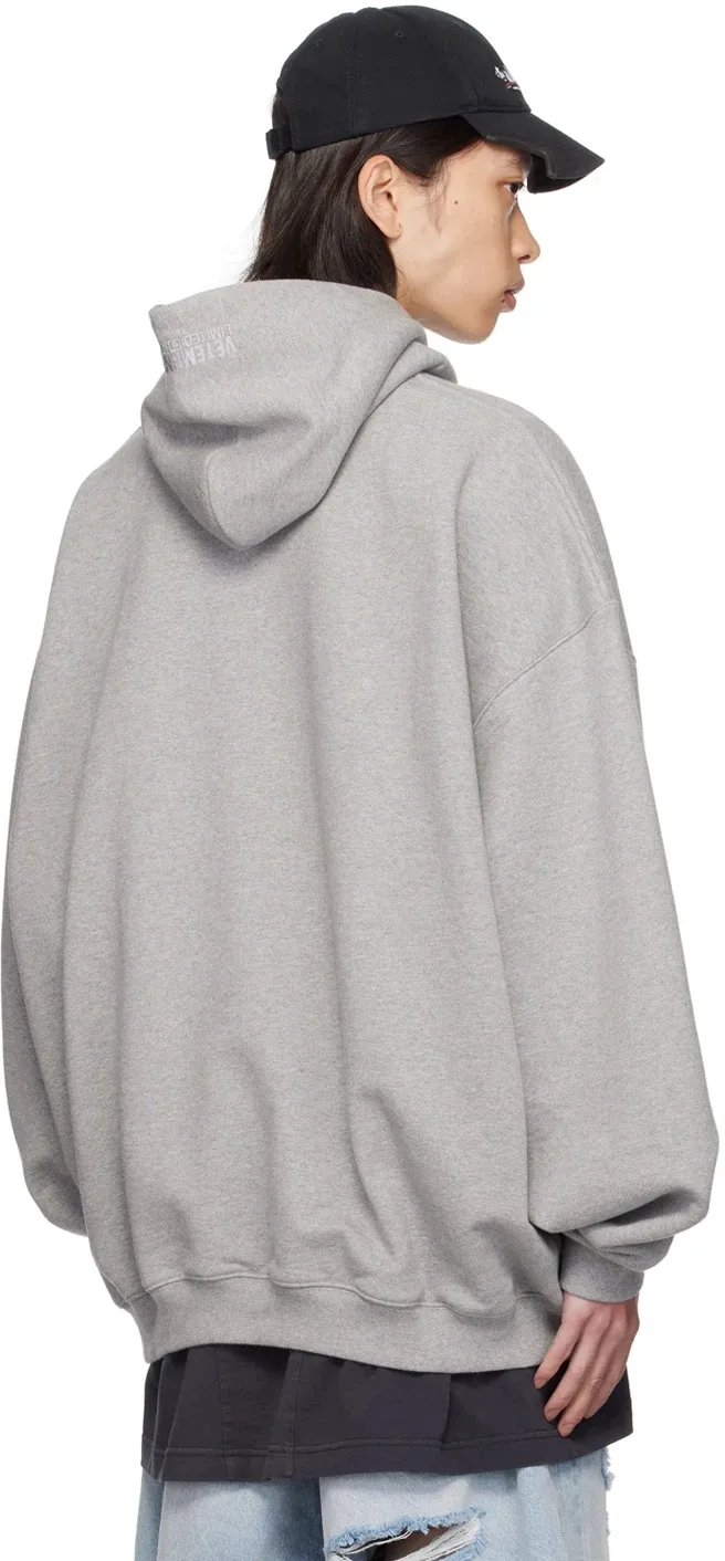 Logo-Embossed Oversized Cotton-Blend Hoodie D21812765 — view 8