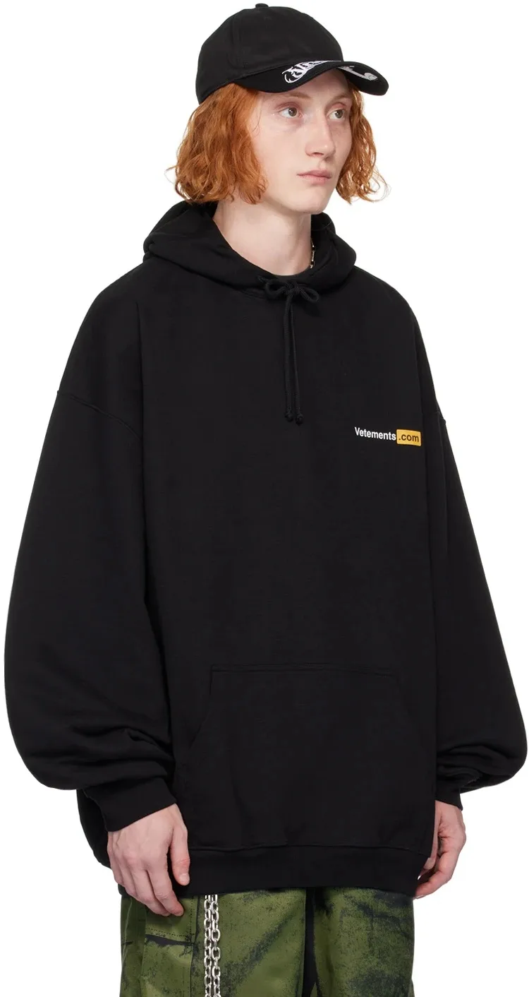 Logo-Print Oversized Cotton-Blend Hoodie D22512759 — view 2
