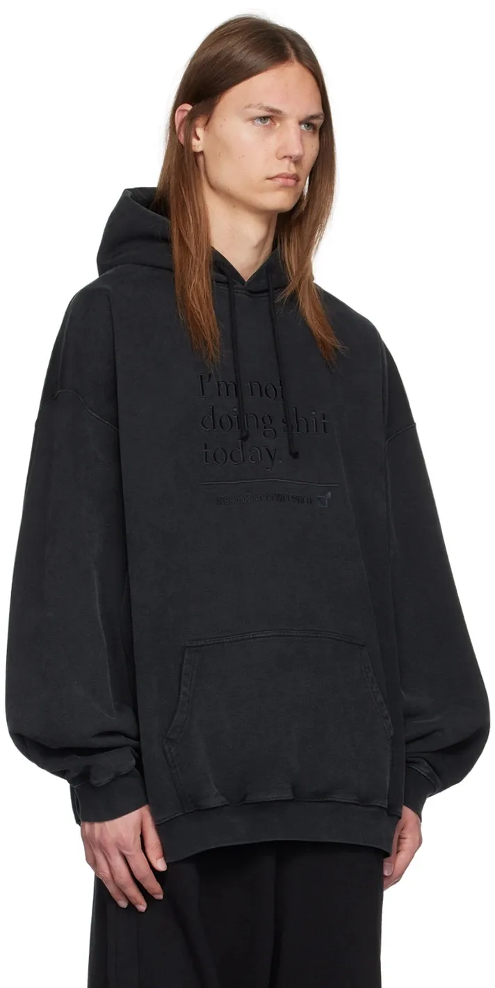 Logo-Embroidered Washed Cotton-Jersey Hoodie D22512758 — view 2