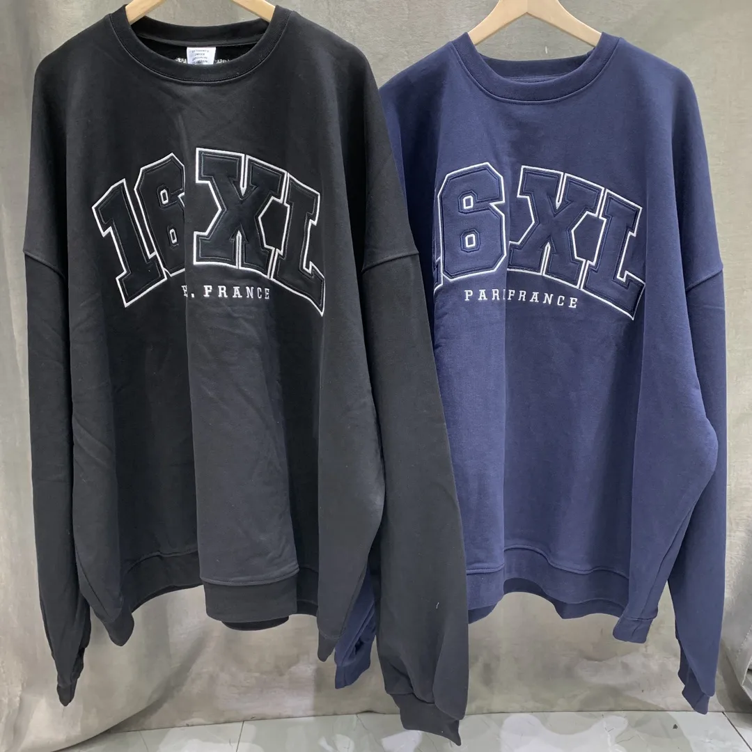 16XL Embroidered Oversized Sweatshirt D26012753 — view 2
