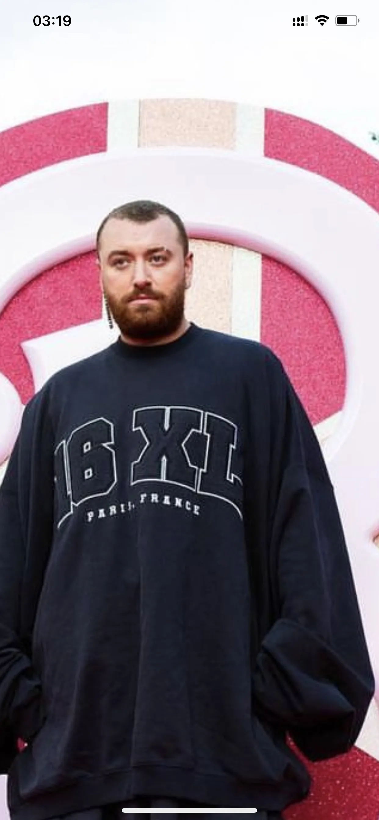 16XL Embroidered Oversized Sweatshirt D26012753 — view 5