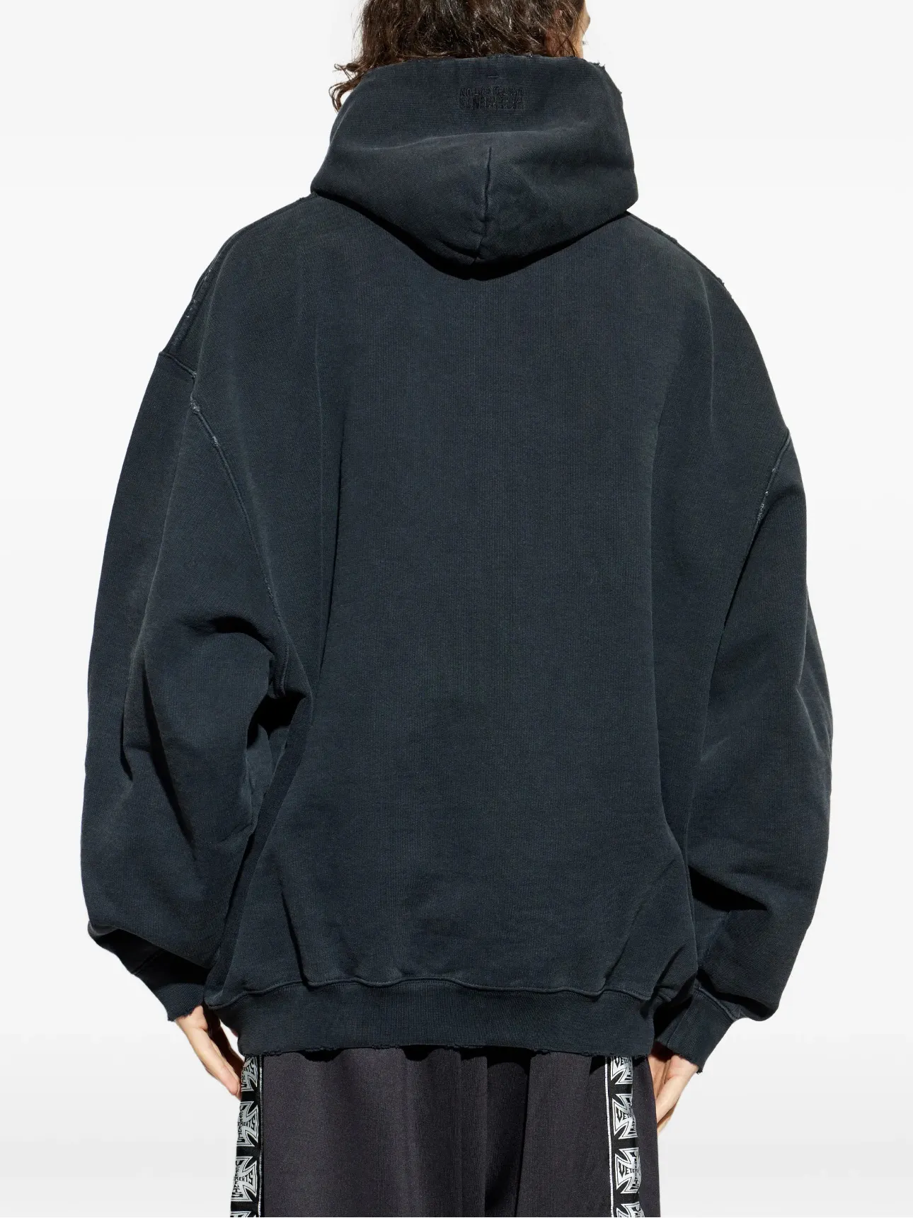 Washed Graphic Print Oversized Hoodie D23012728 — view 3