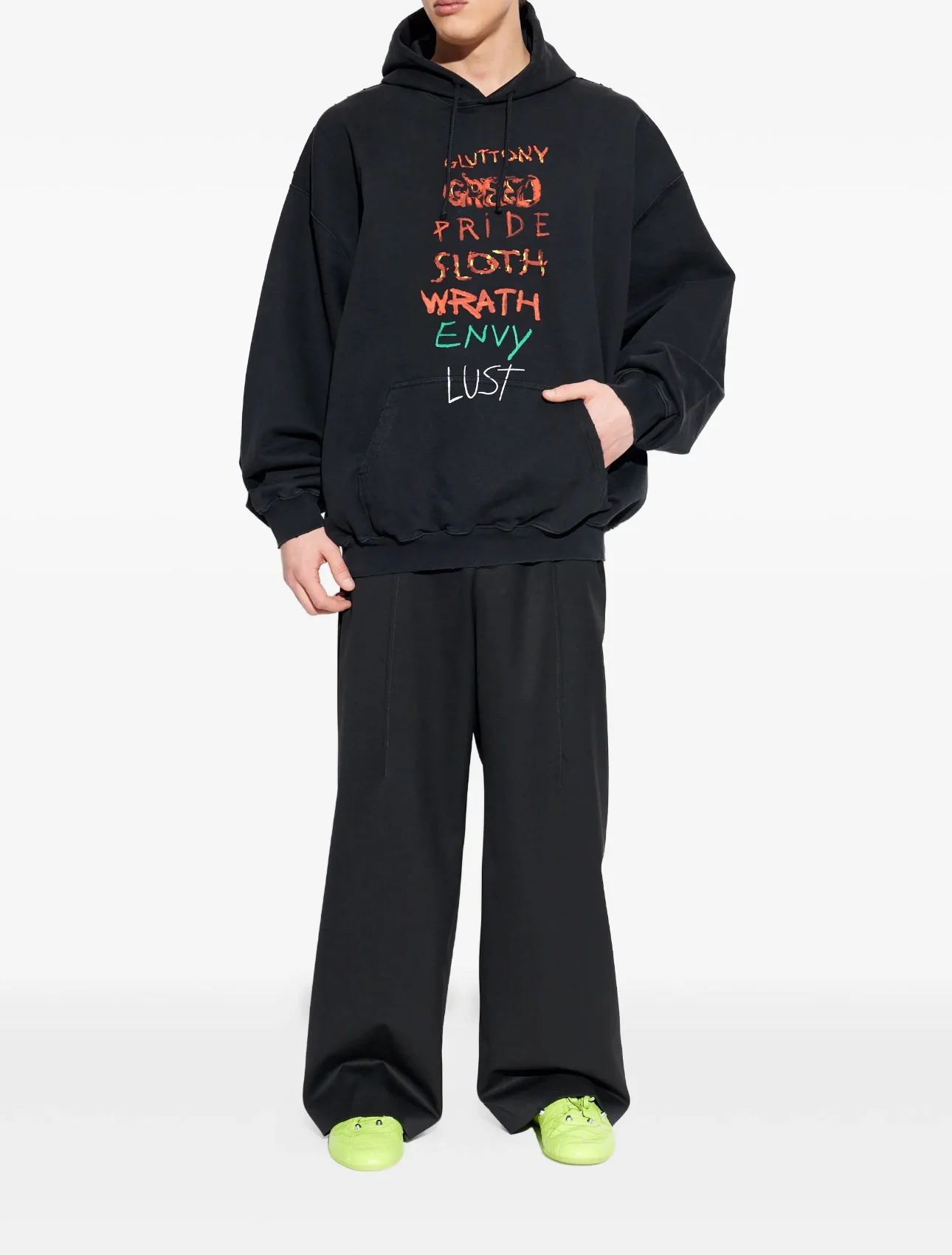 Seven Sins Graphic Oversized Hoodie D23012727 — view 4