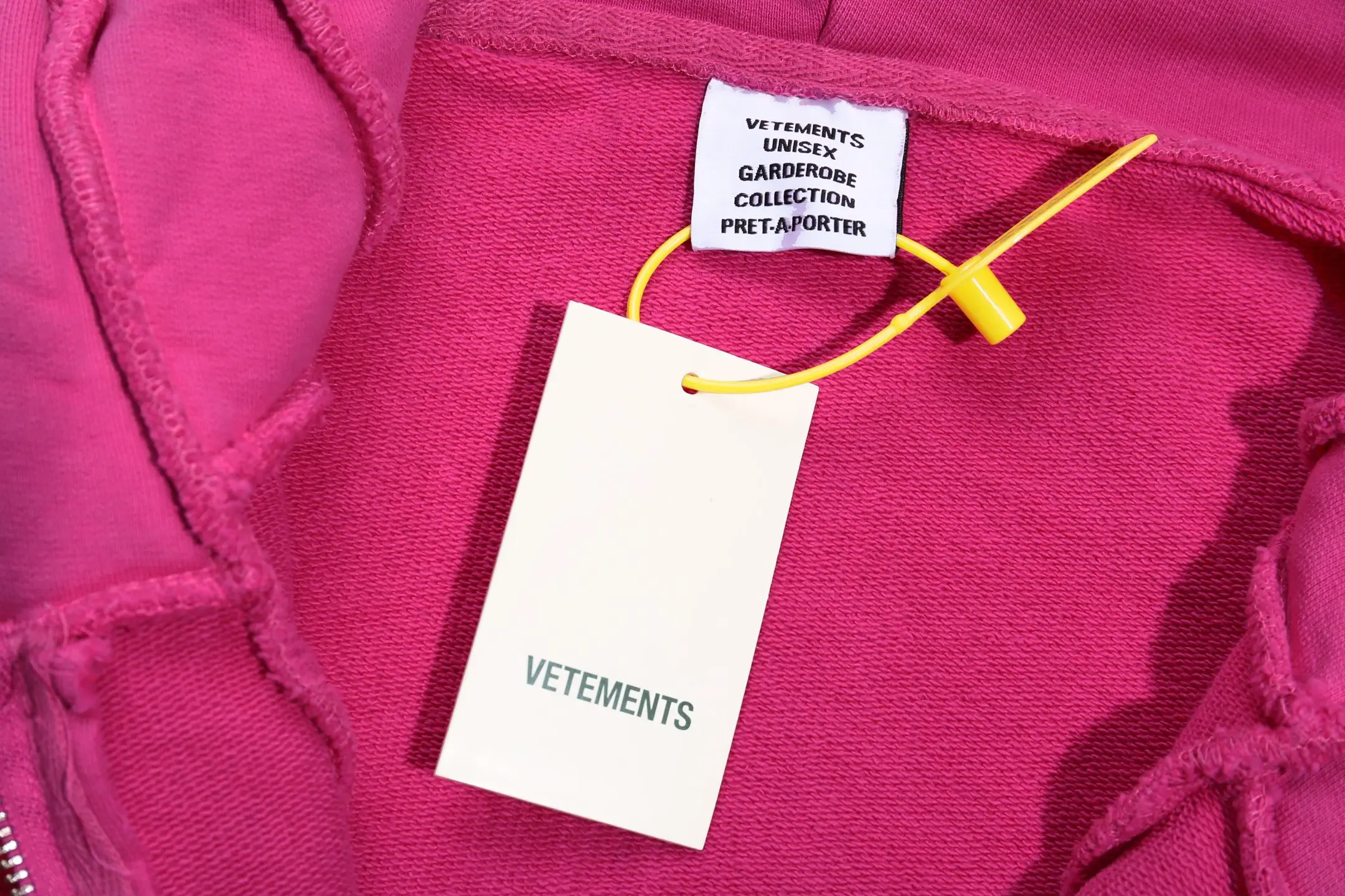 Panelled Washed Cotton Zip-Up Hoodie D36012748 — view 23