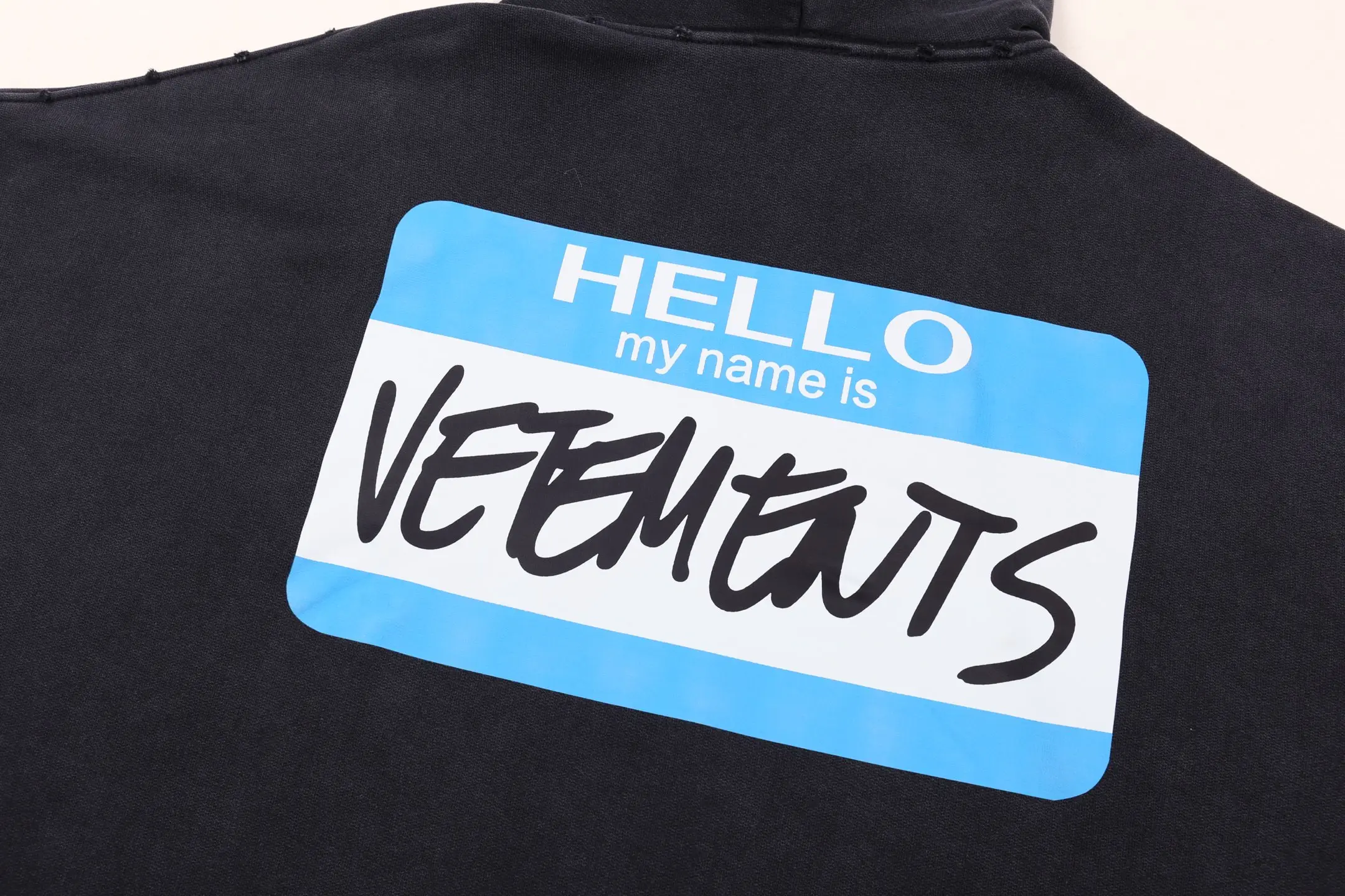 Logo-Print Distressed Cotton-Jersey Zip-Up Hoodie D28812746 — view 16
