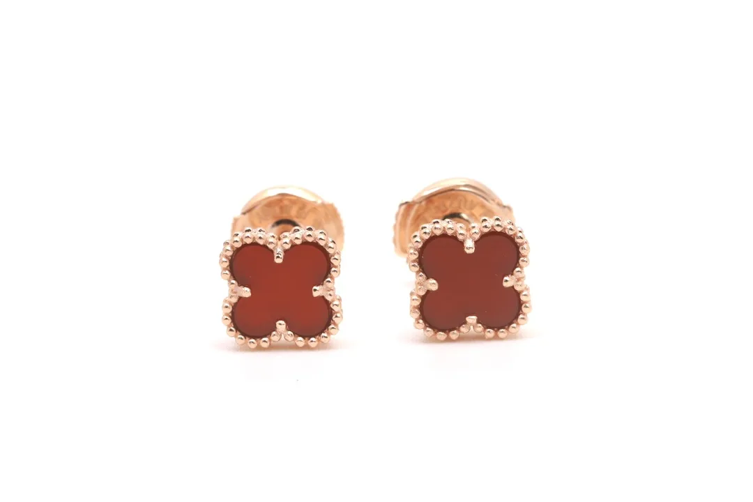 Sweet Alhambra Clover Stud Earrings (Sterling Silver) D17516937
