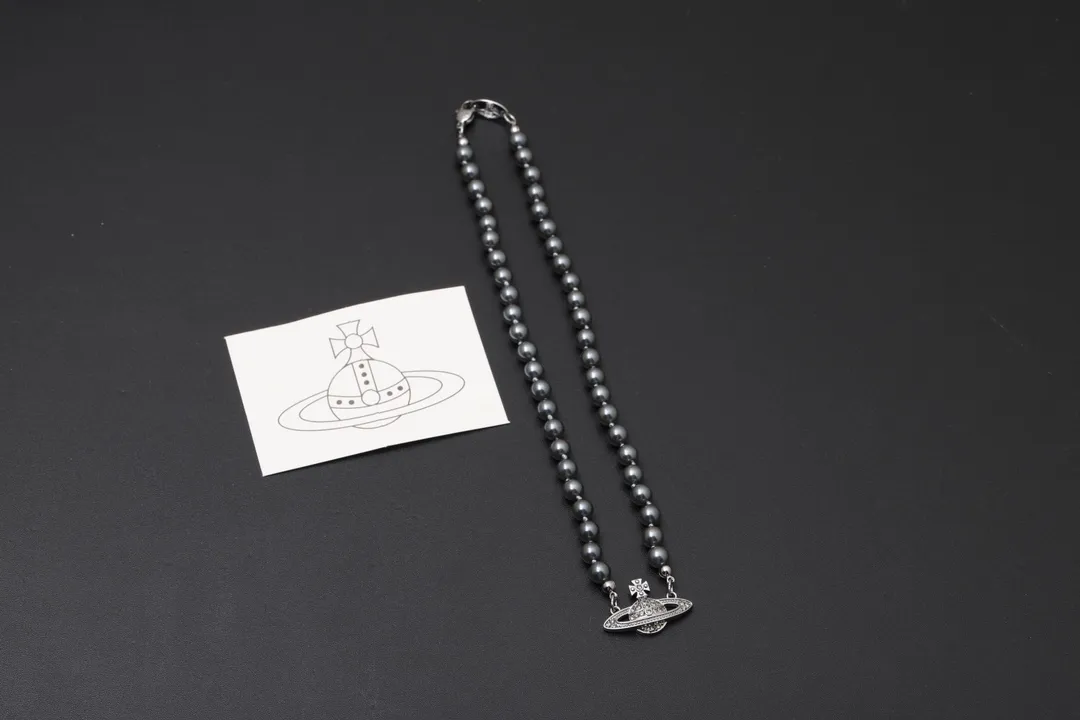 Orb Pendant Faux-Pearl Necklace D16516983 — view 3