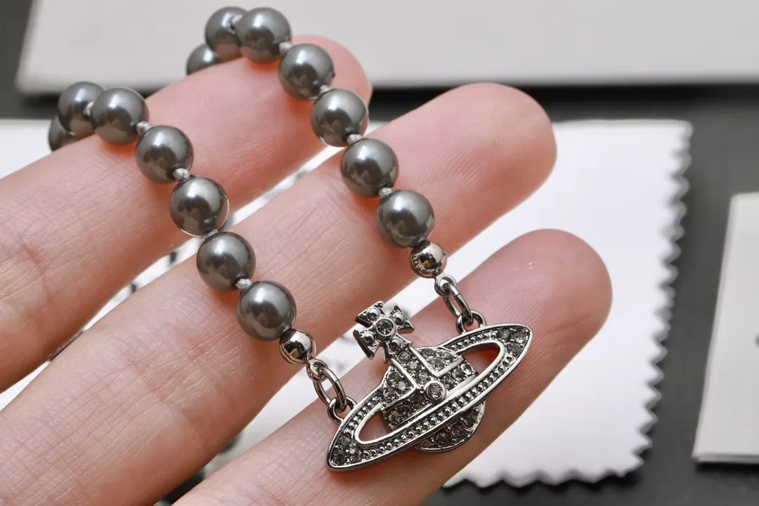 Orb Pendant Faux-Pearl Necklace D16516983 — view 4