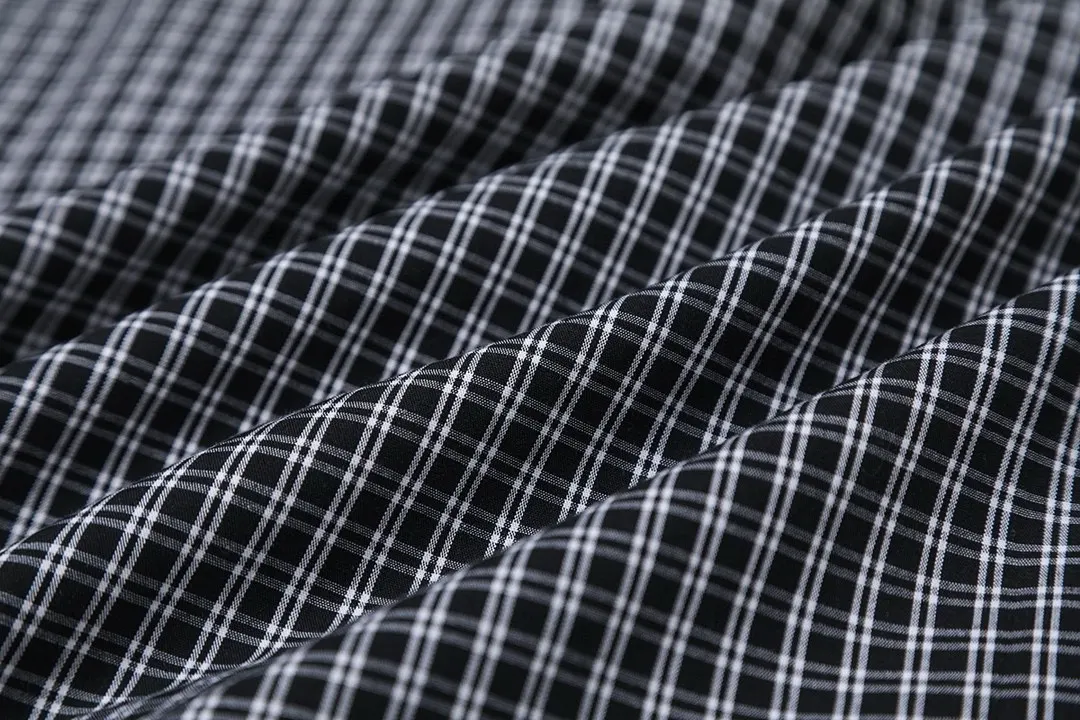 Logo-Print Checked Cotton Shirt D15520245 — view 7