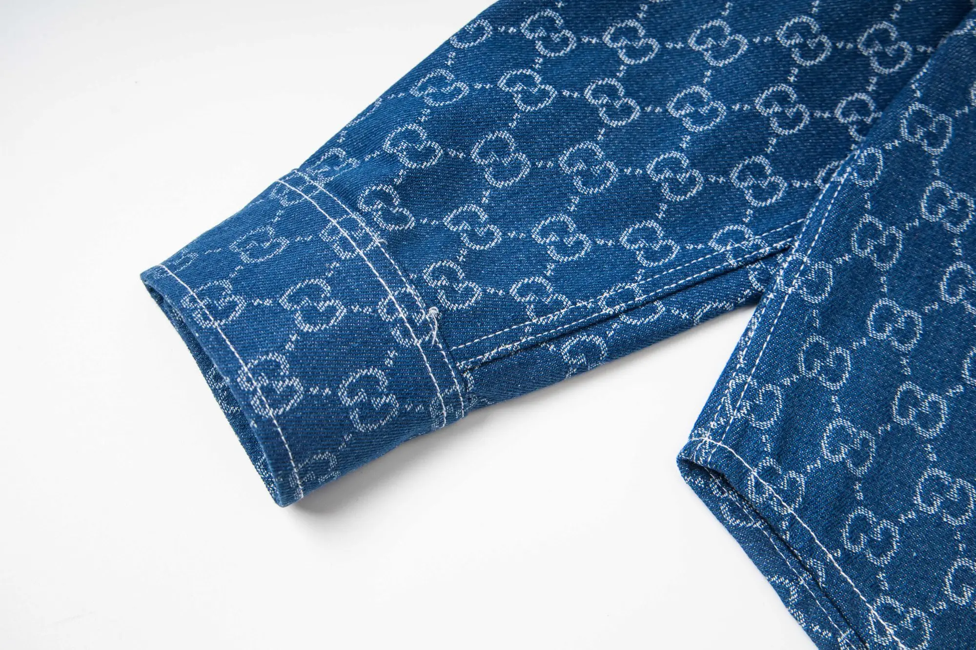 GG Monogram Jacquard Denim Shirt D15521714 — view 5