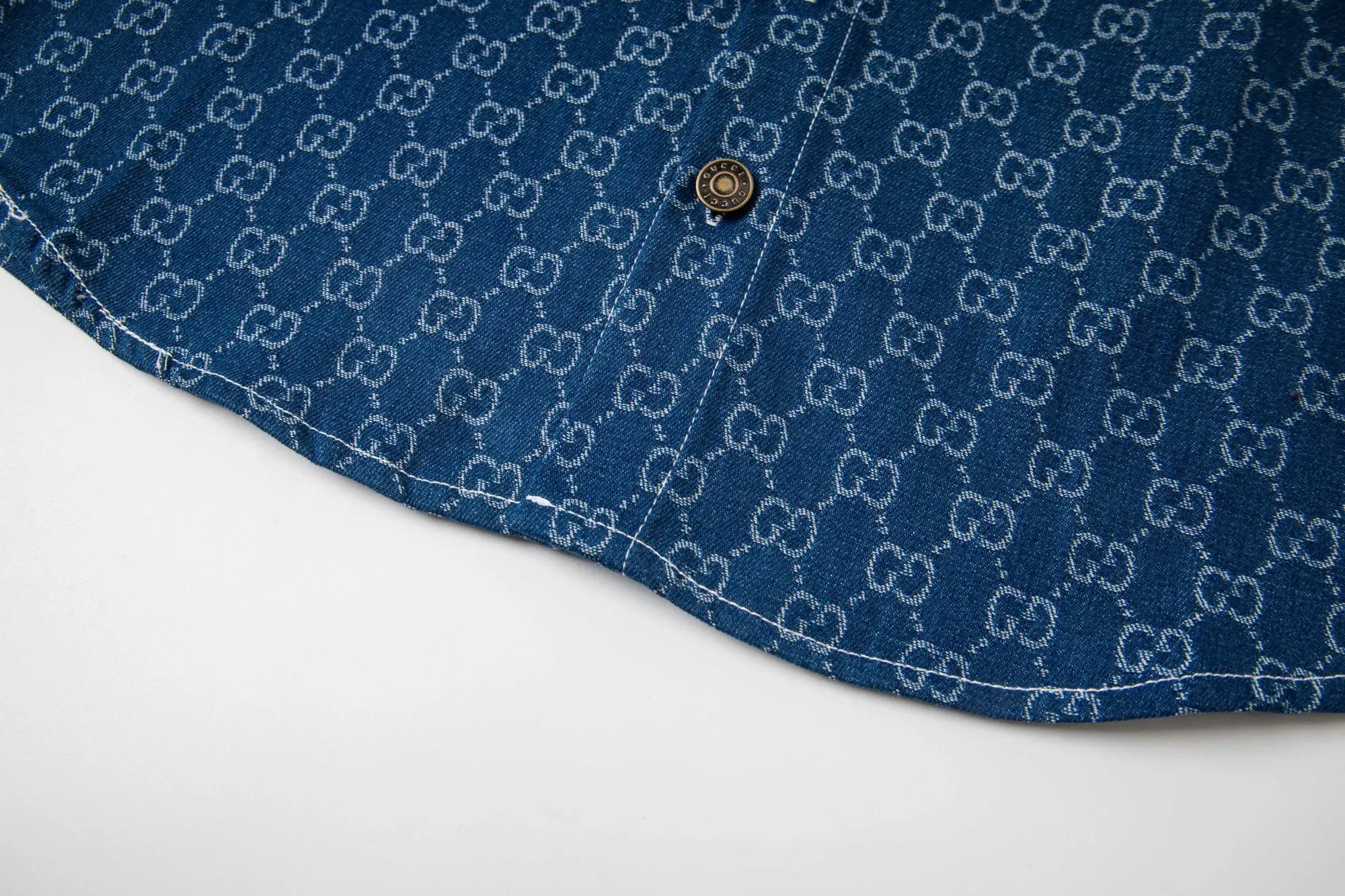 GG Monogram Jacquard Denim Shirt D15521714 — view 6