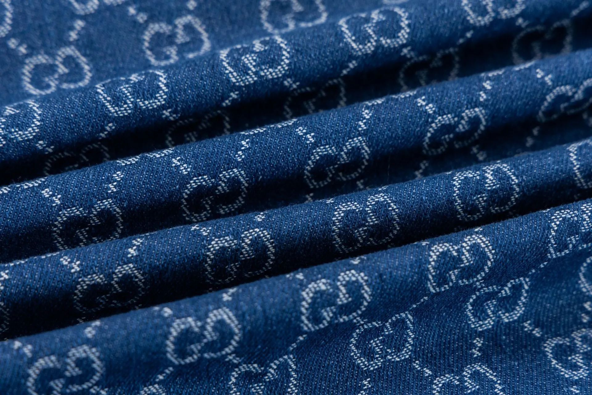 GG Monogram Jacquard Denim Shirt D15521713 — view 14