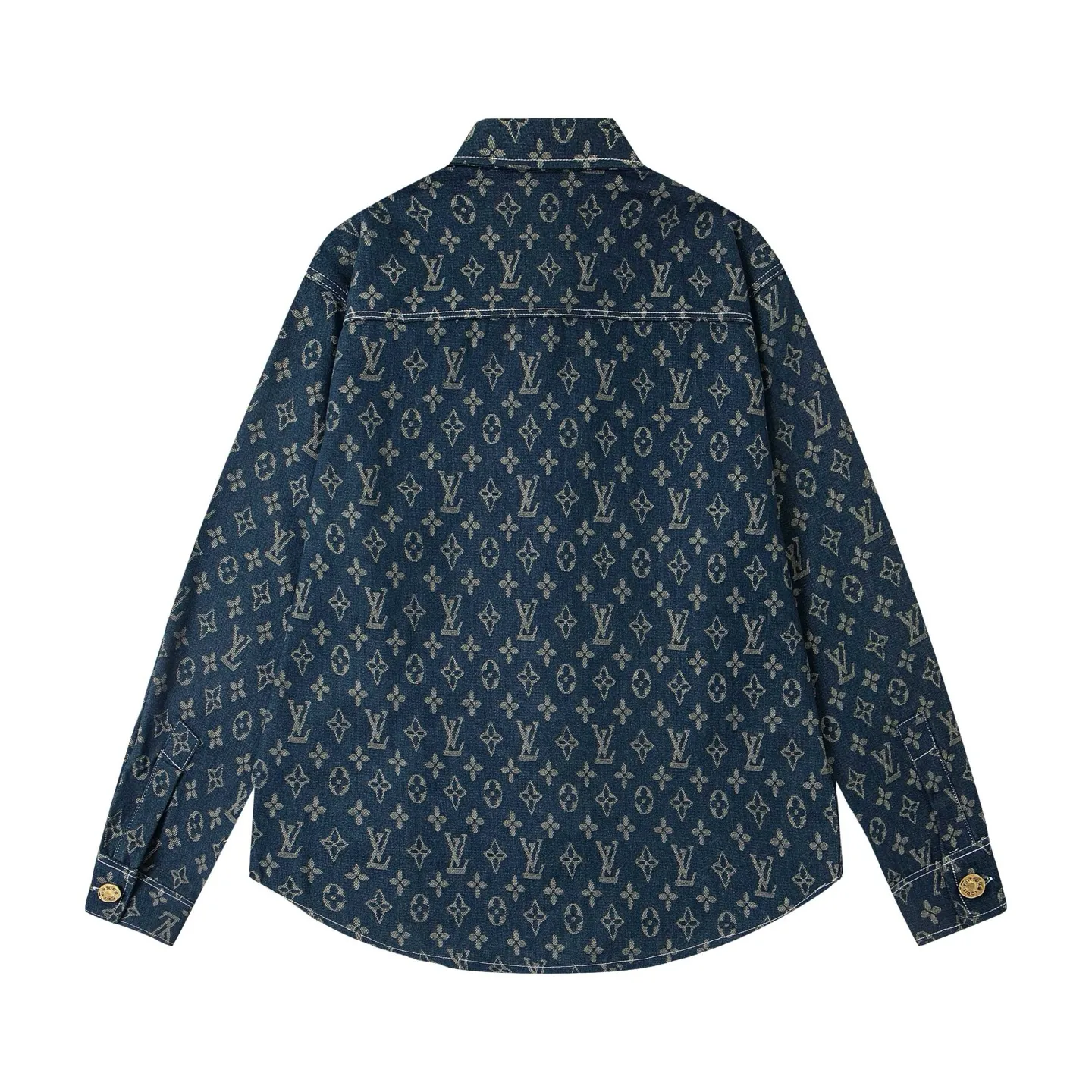 Monogram Jacquard Denim Shirt D15521708 — view 2