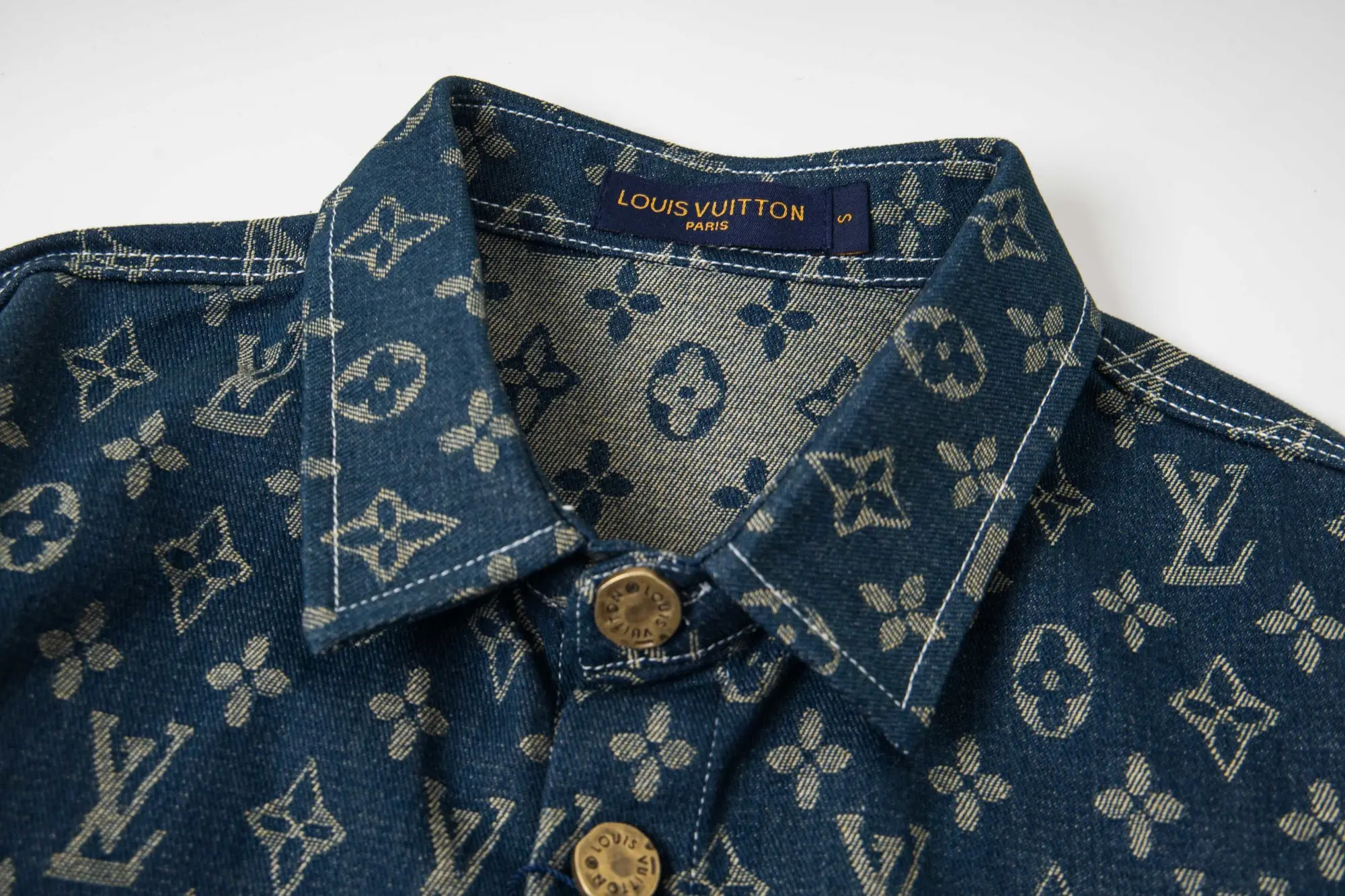 Monogram Jacquard Denim Shirt D15521708 — view 3