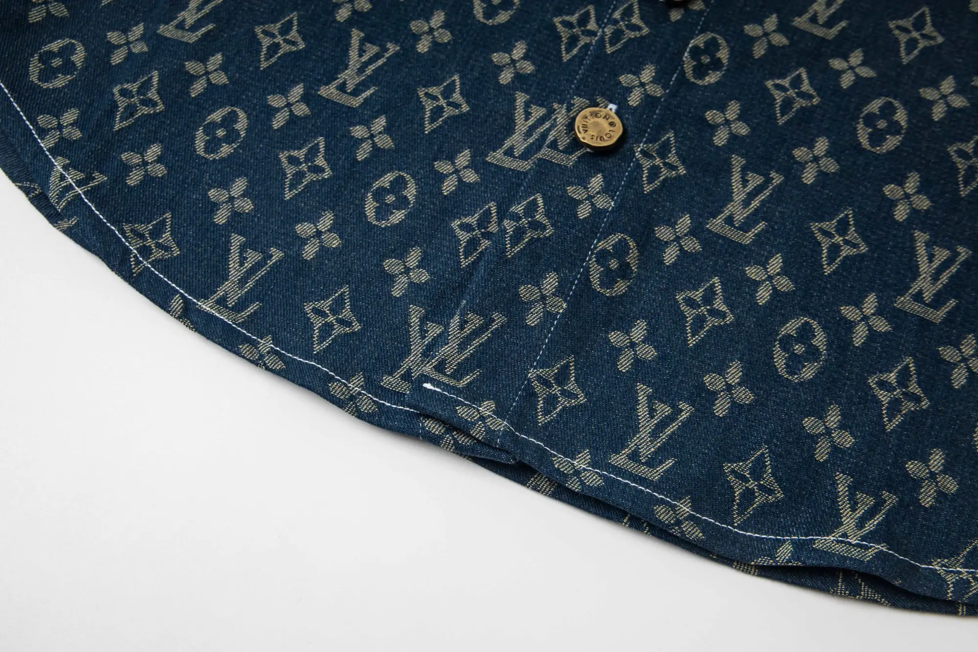 Monogram Jacquard Denim Shirt D15521708 — view 6