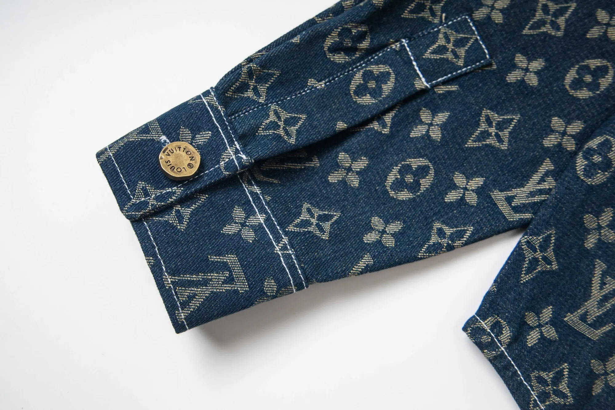 Monogram Jacquard Denim Shirt D15521708 — view 8