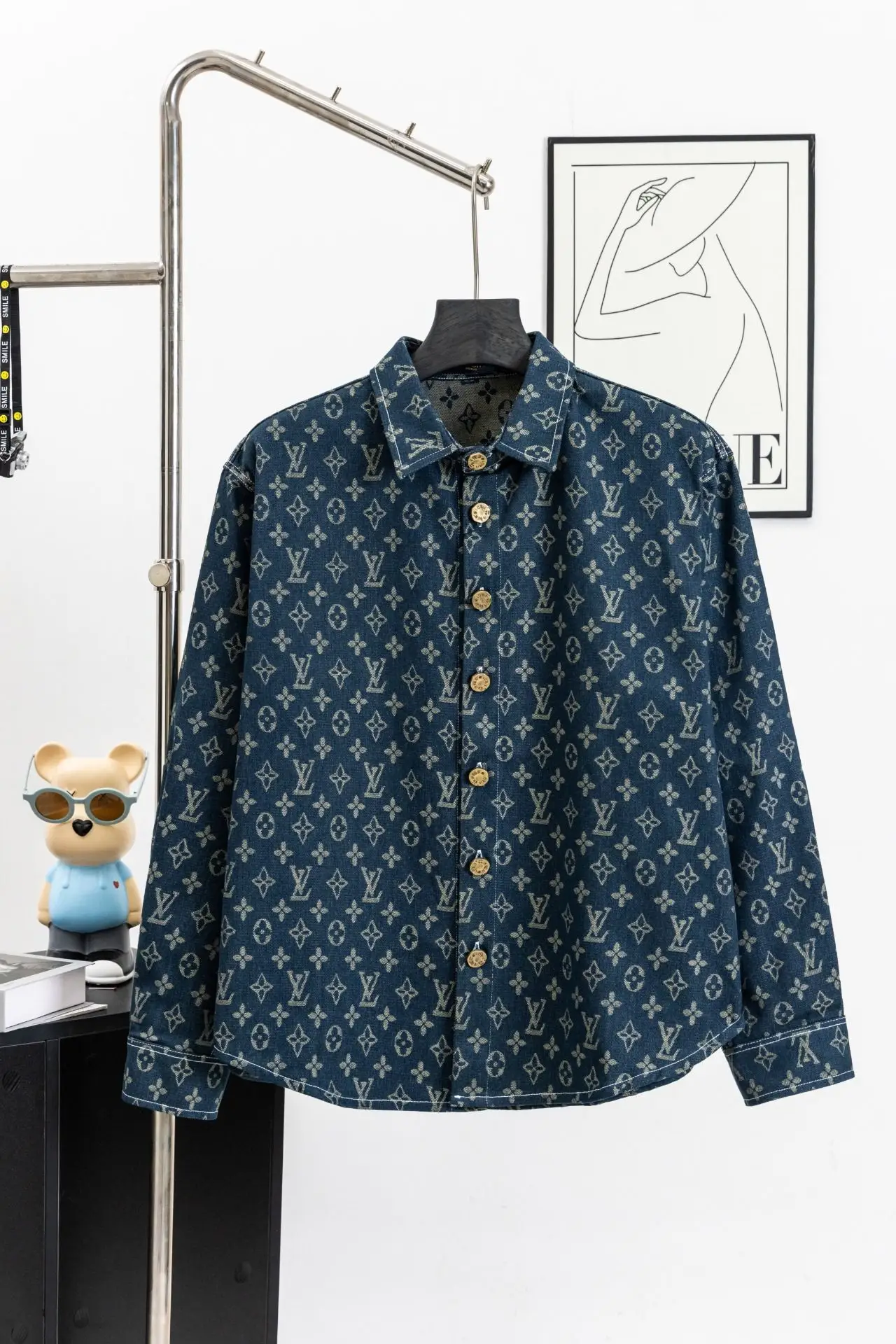 Monogram Jacquard Denim Shirt D15521707