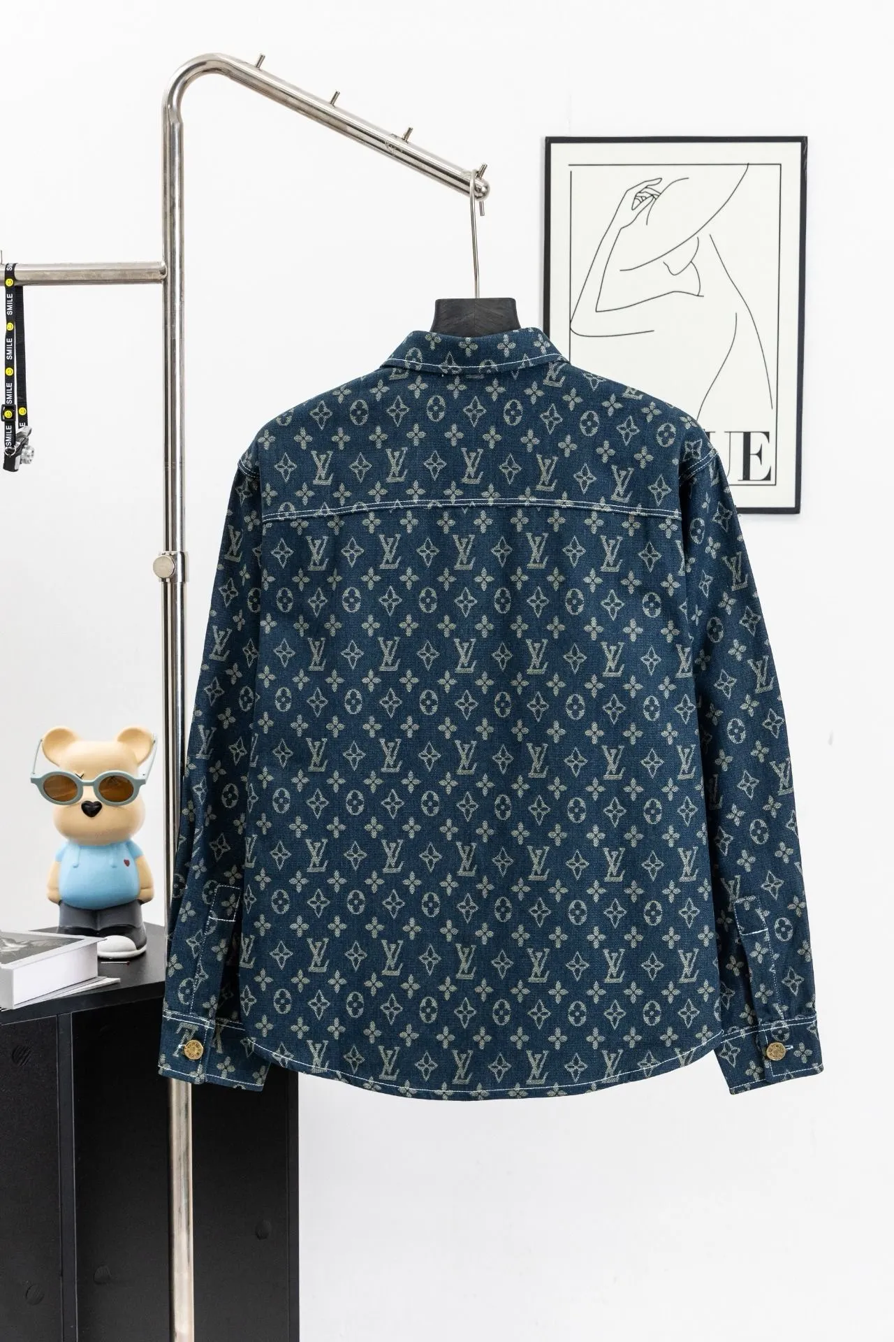 Monogram Jacquard Denim Shirt D15521707 — view 2