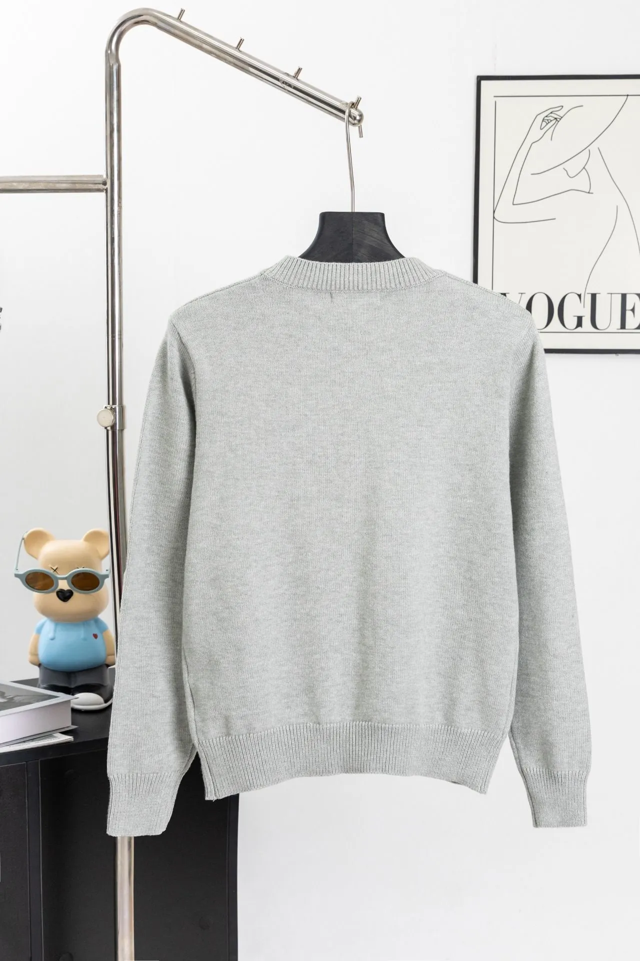 Fox Jacquard Crew-Neck Knit Sweater D16520241 — view 2