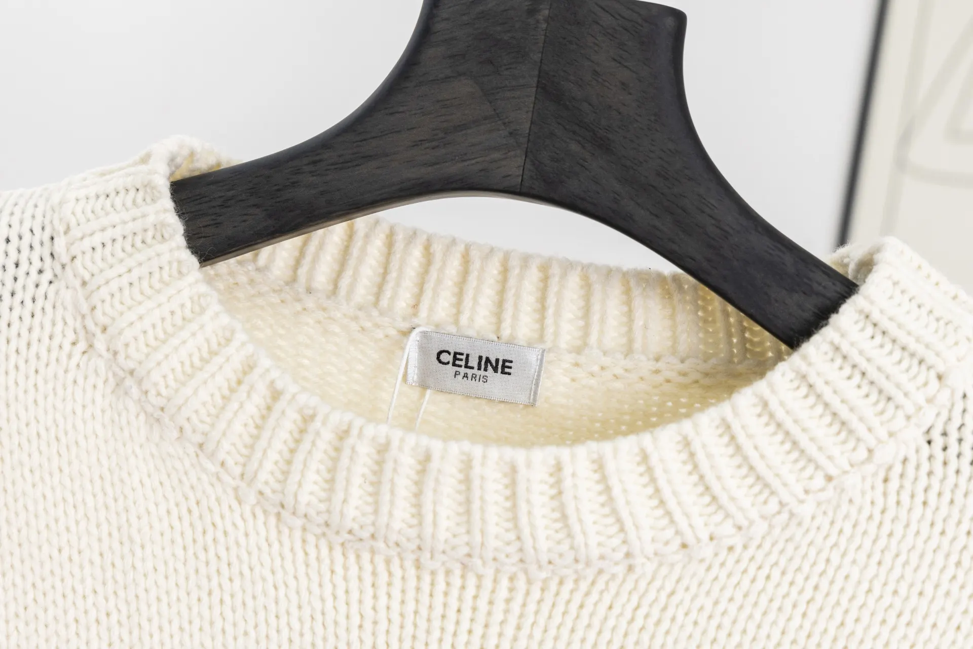 Triomphe Intarsia Knit Crew-Neck Sweater D17020239 — view 3
