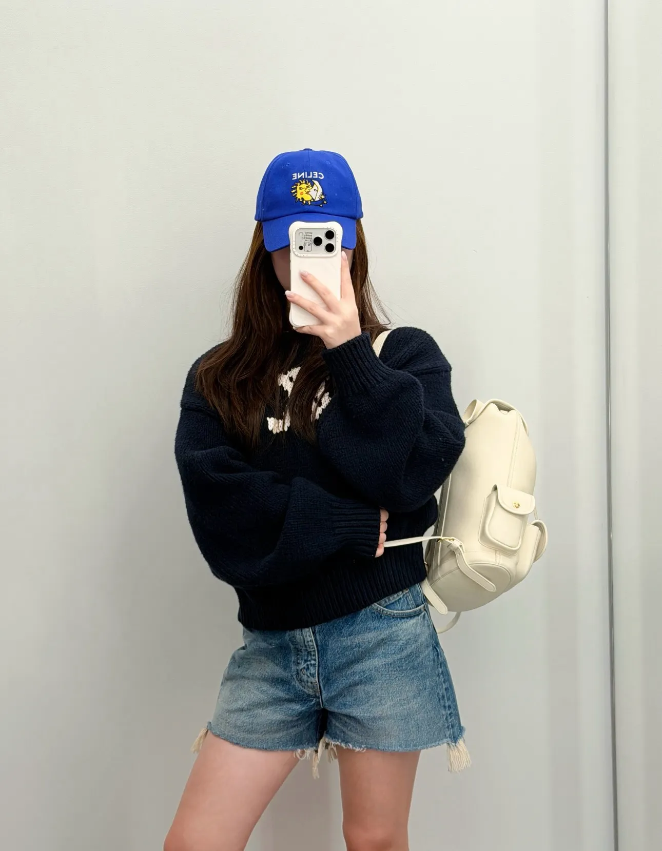 Triomphe Logo Cropped Knit Sweater D17020236 — view 2