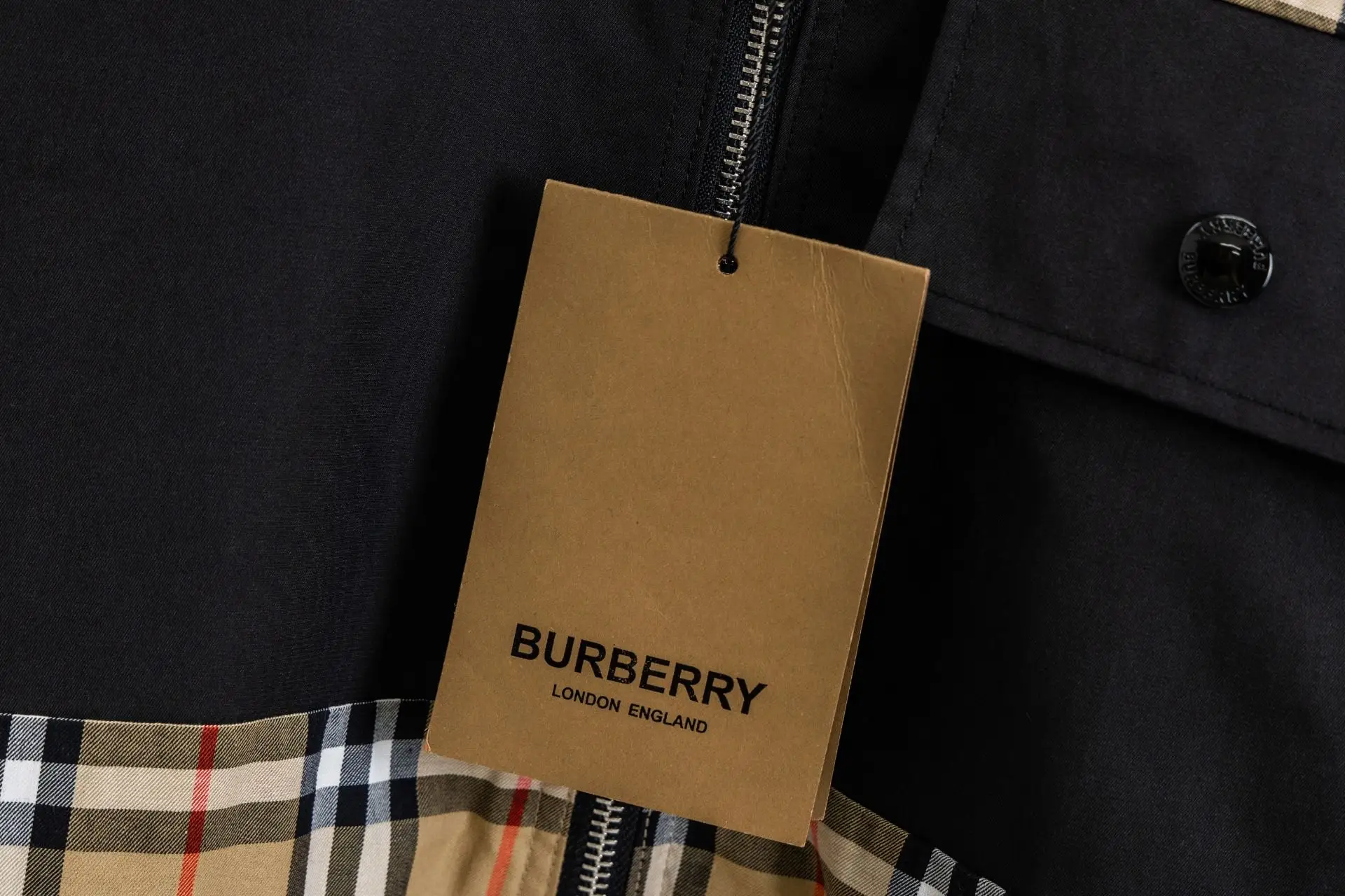 Panelled Check Zip-Up Shirt Jacket D19021718 — view 16
