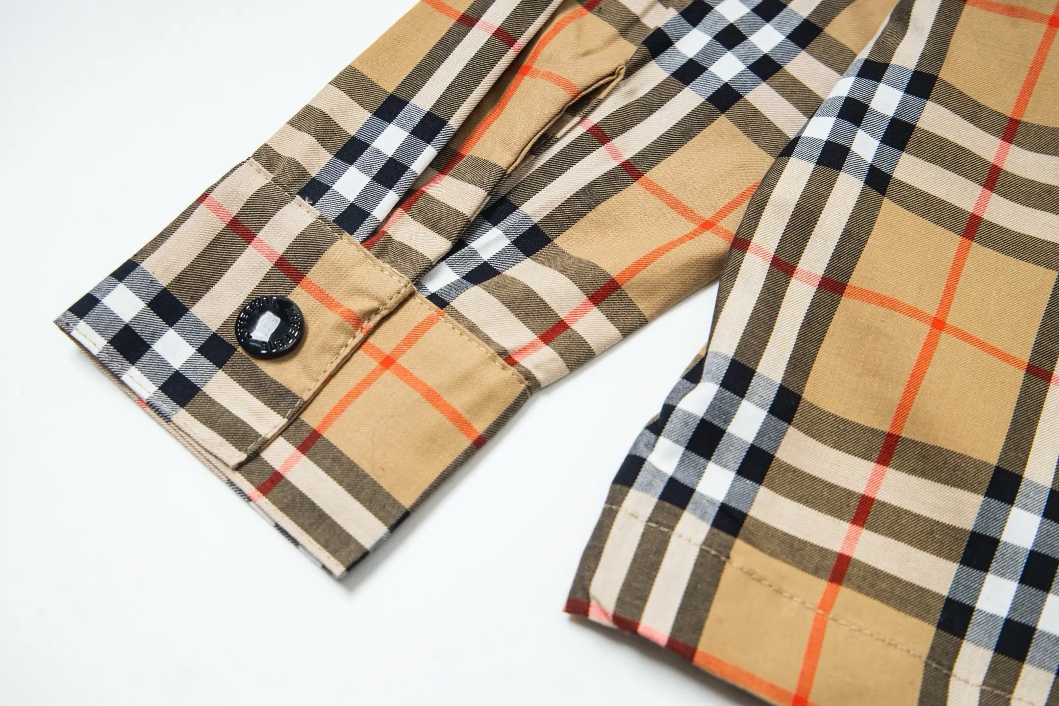 Check and Panel Zip-Up Overshirt D19021719 — view 11