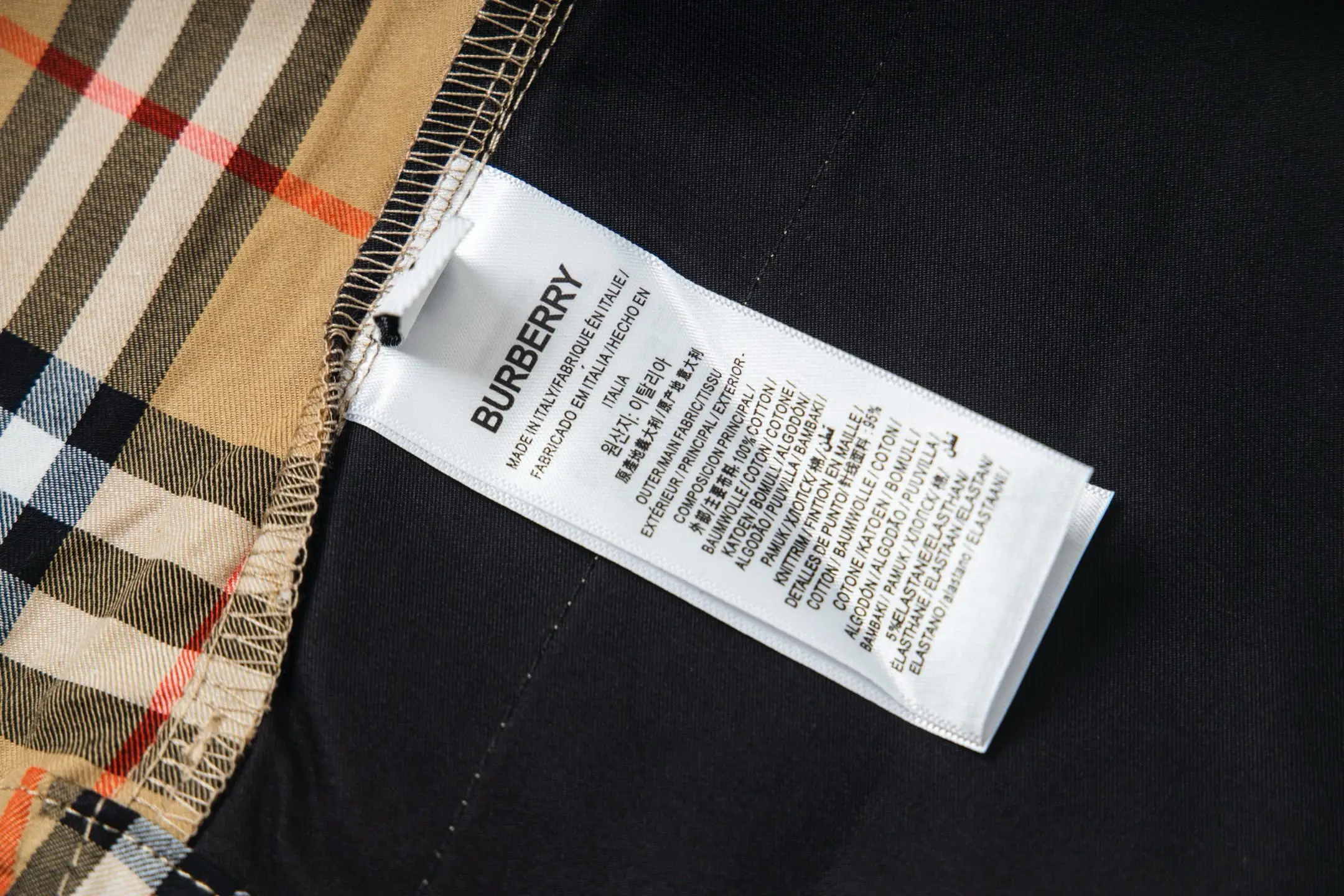 Check and Panel Zip-Up Overshirt D19021719 — view 12