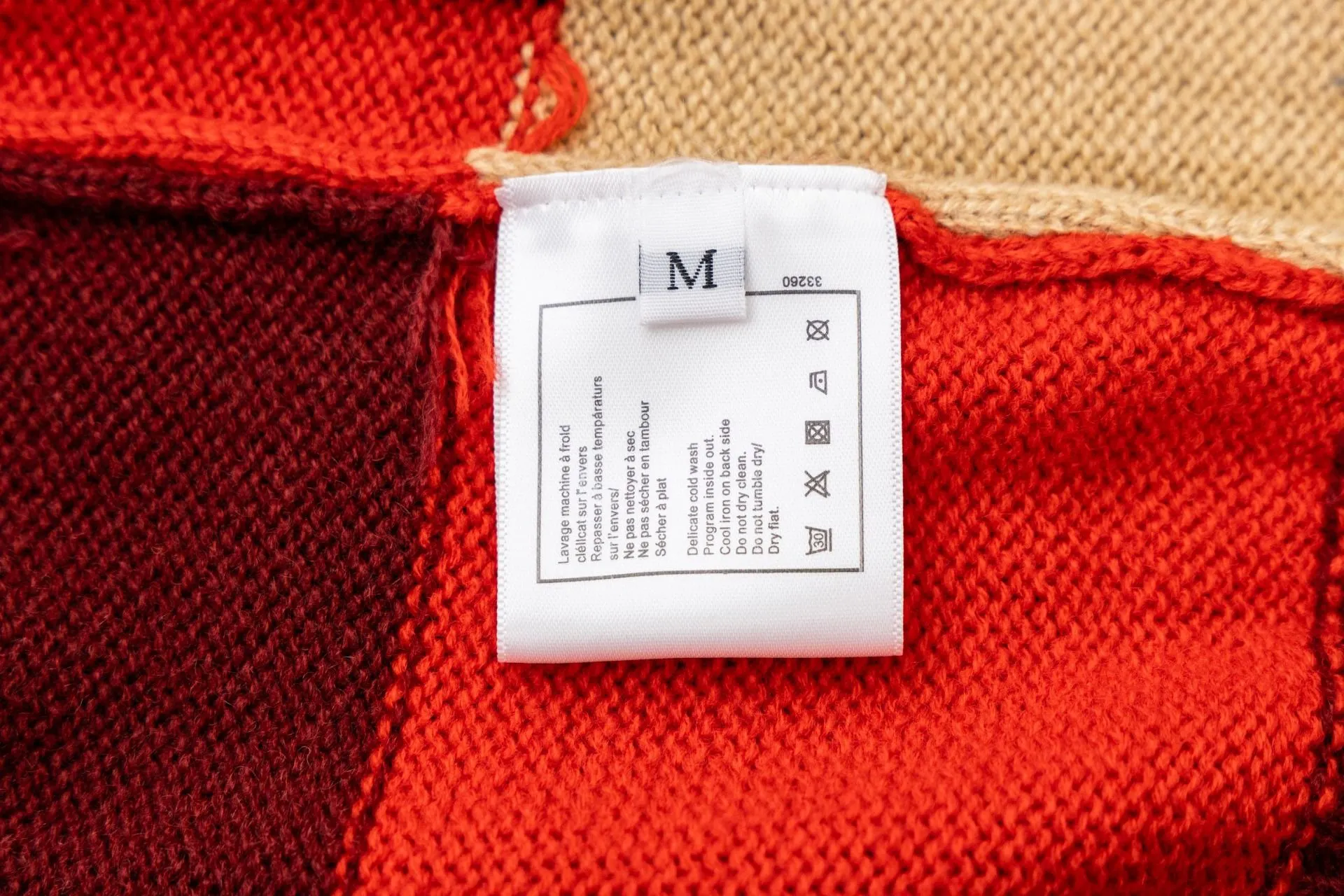 Color-Block Patchwork Knit Cardigan D19520243 — view 11