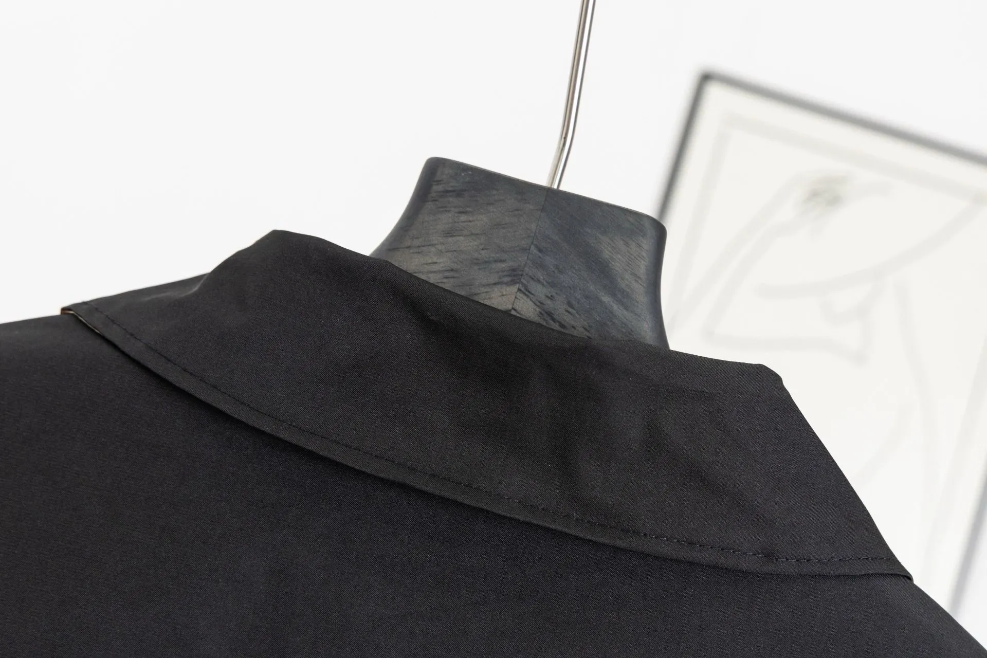 Embroidered Logo Harrington Jacket with Check Lining D19521683 — view 4