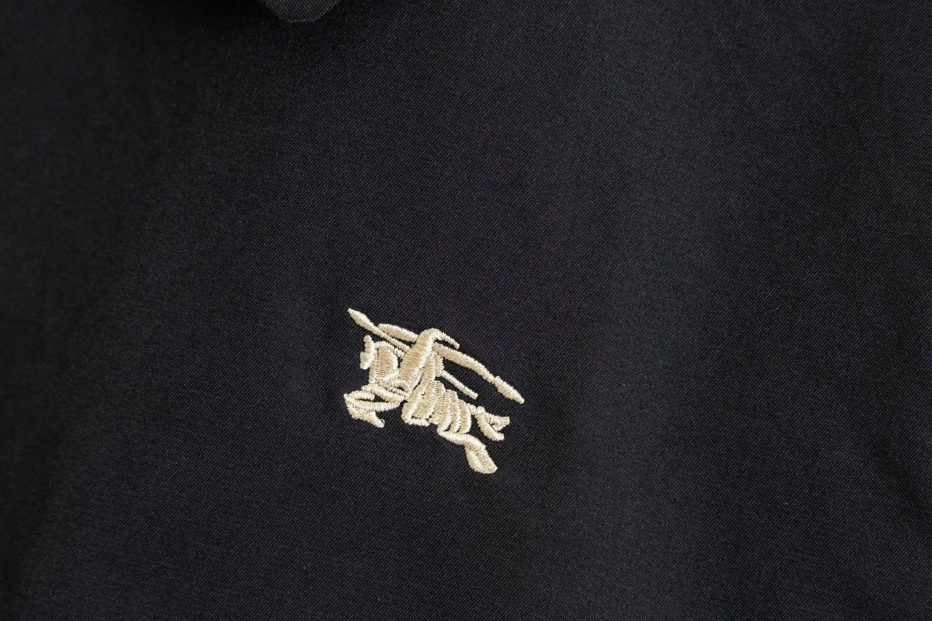 Embroidered Logo Harrington Jacket with Check Lining D19521683 — view 6