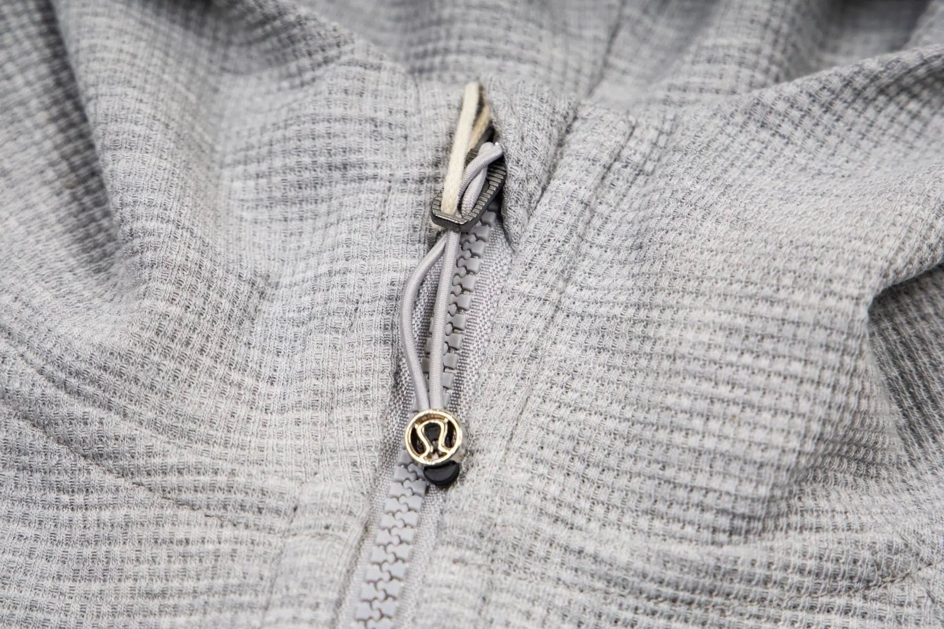 Waffle-Knit Cropped Hooded Jacket D20021696 — view 5