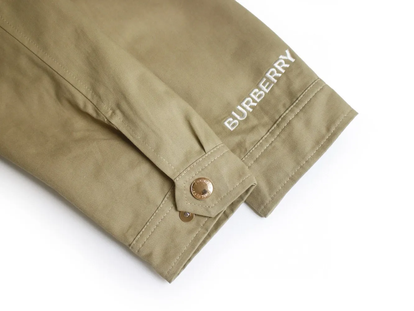 Check-Collar Cotton Twill Harrington Jacket D20521675 — view 5