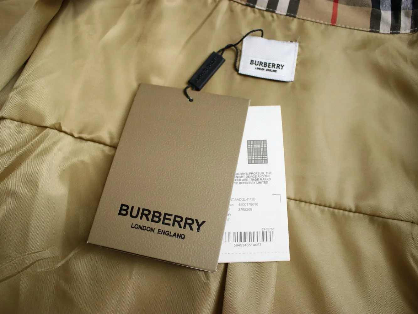Check-Collar Cotton Twill Harrington Jacket D20521675 — view 9